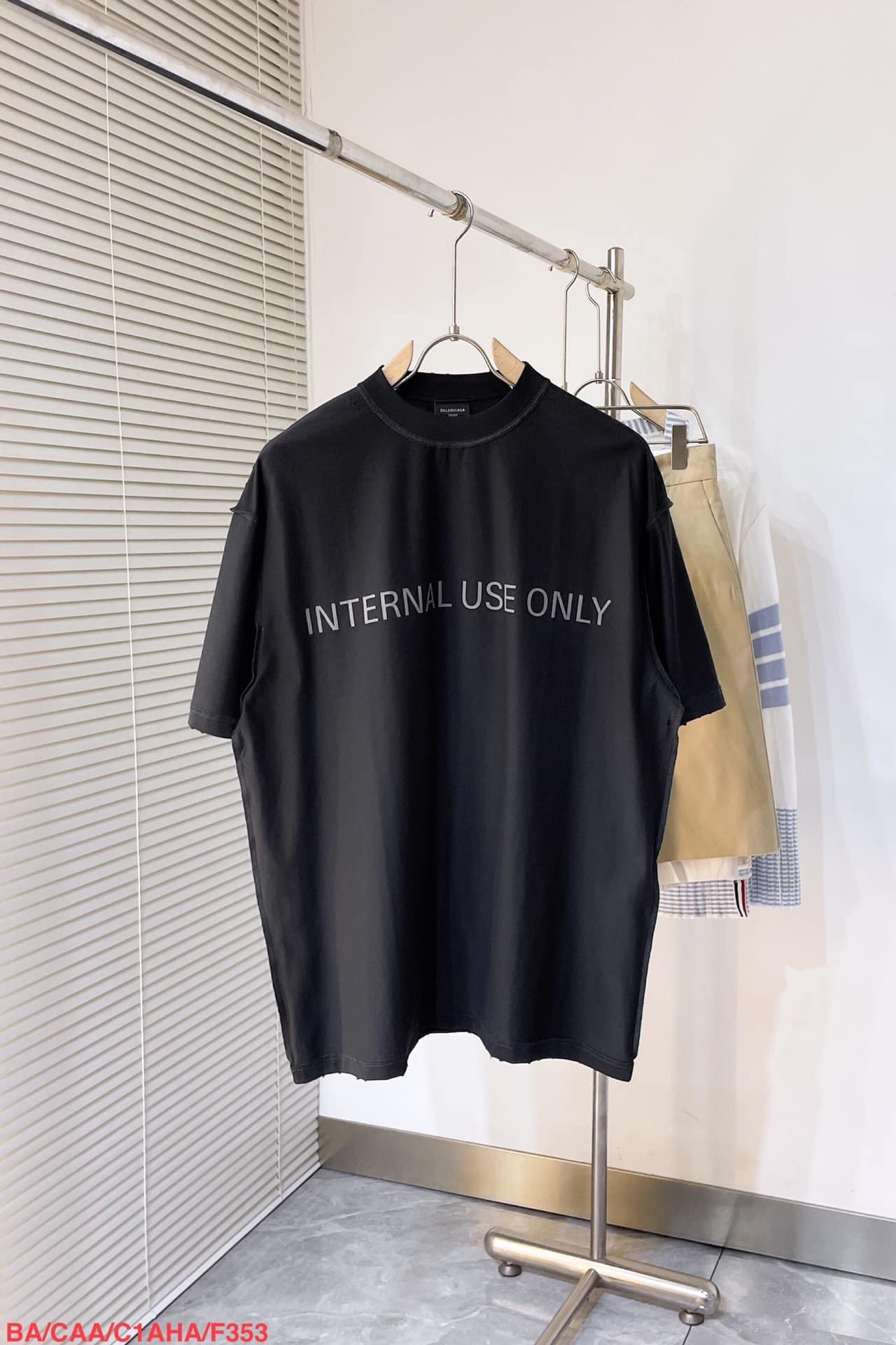 Balenciaga Internal Use Only Inside-Out T-Shirt Oversized