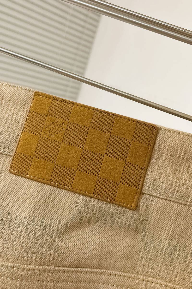 Damier Collarless Workwear Cotton Jacket+Pants