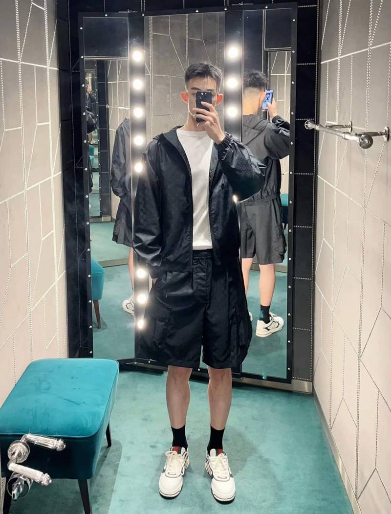 Gucci lightweight gg nylon jacquard jacket