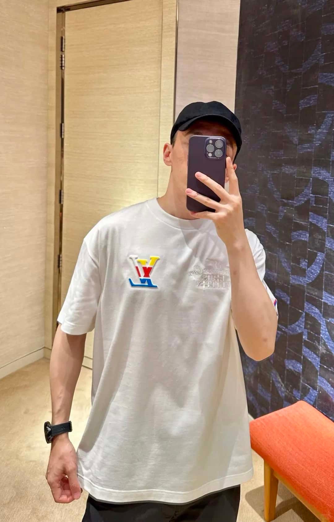 LV Graphic Cotton T-Shirt