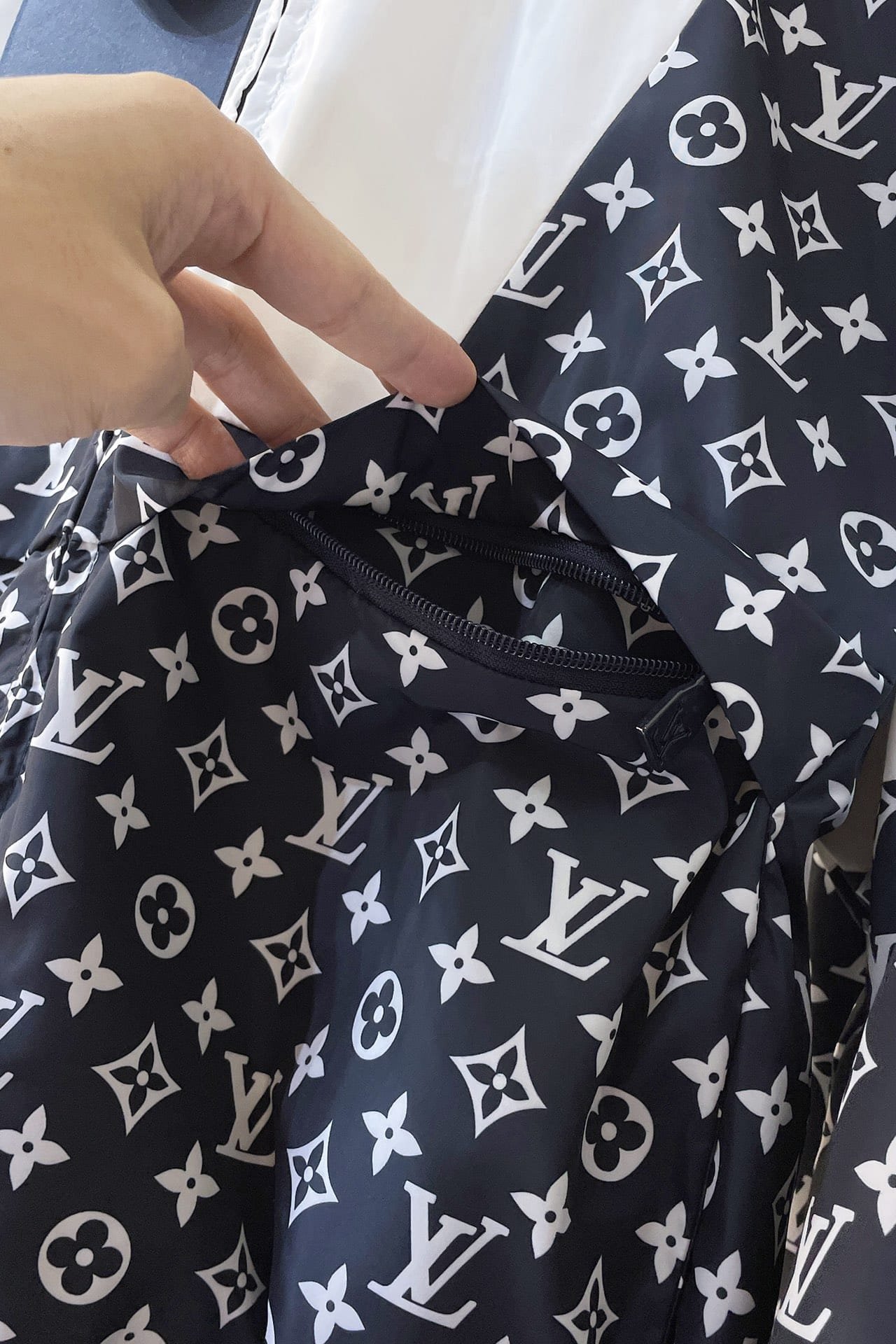 LV Monogram Printed Technical Track Top+Pants