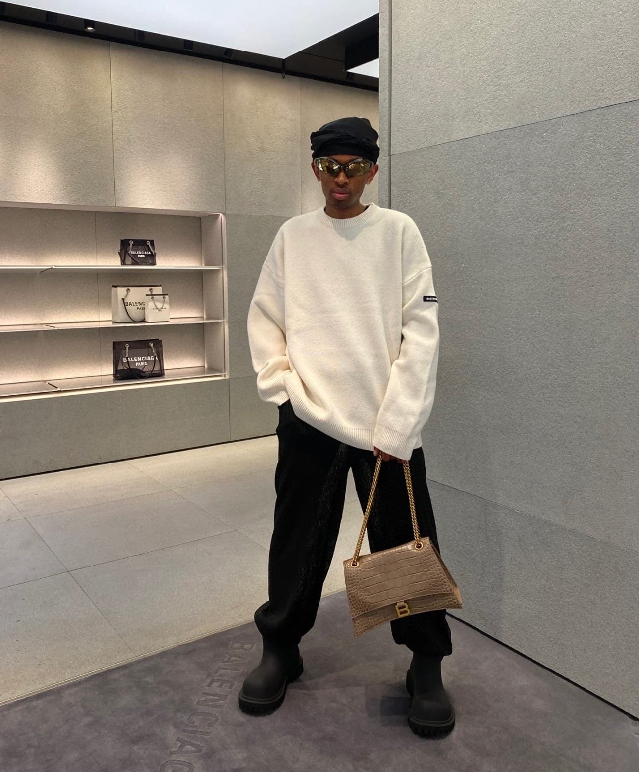 Patch Crewneck Sweater
