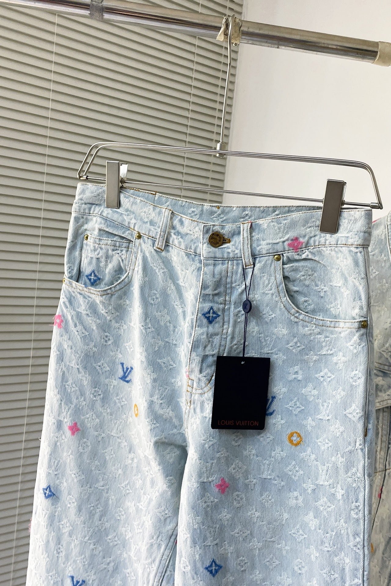 LV Monogram Denim Jacket+Pants