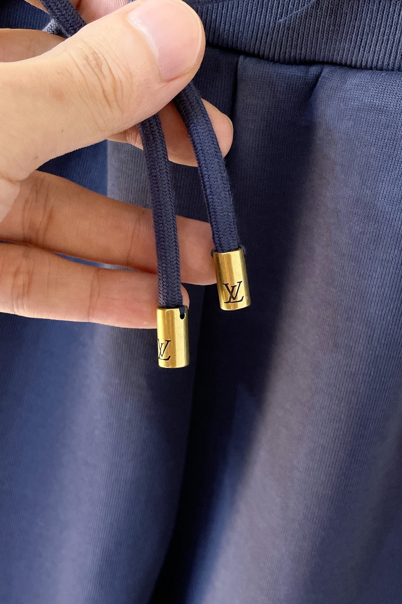 LV Embroidered Jersey Zip-Through Hoodie+TEmbroidered Jersey Jogpants