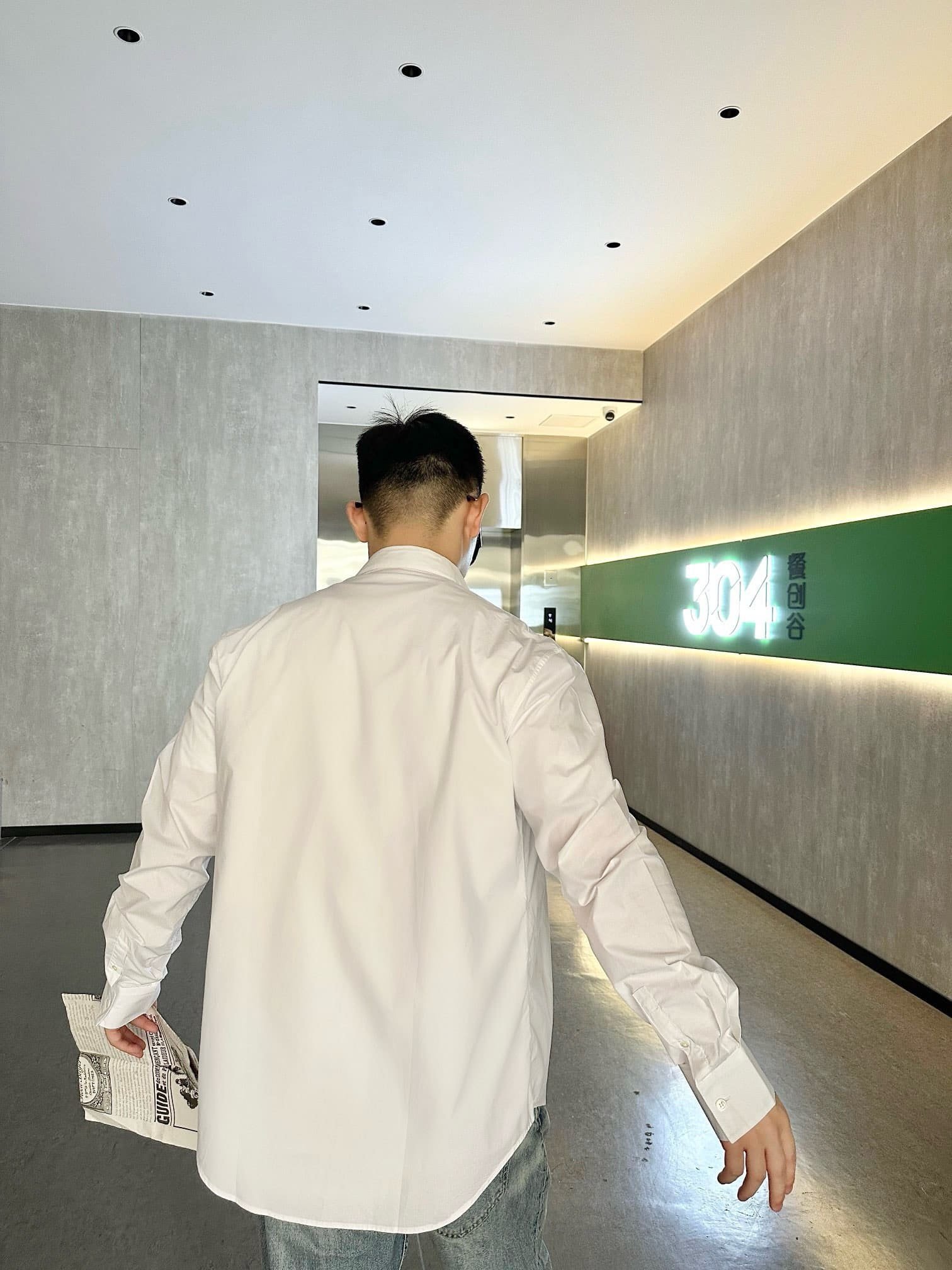 Handwritten Christian Dior 1947 Shirt