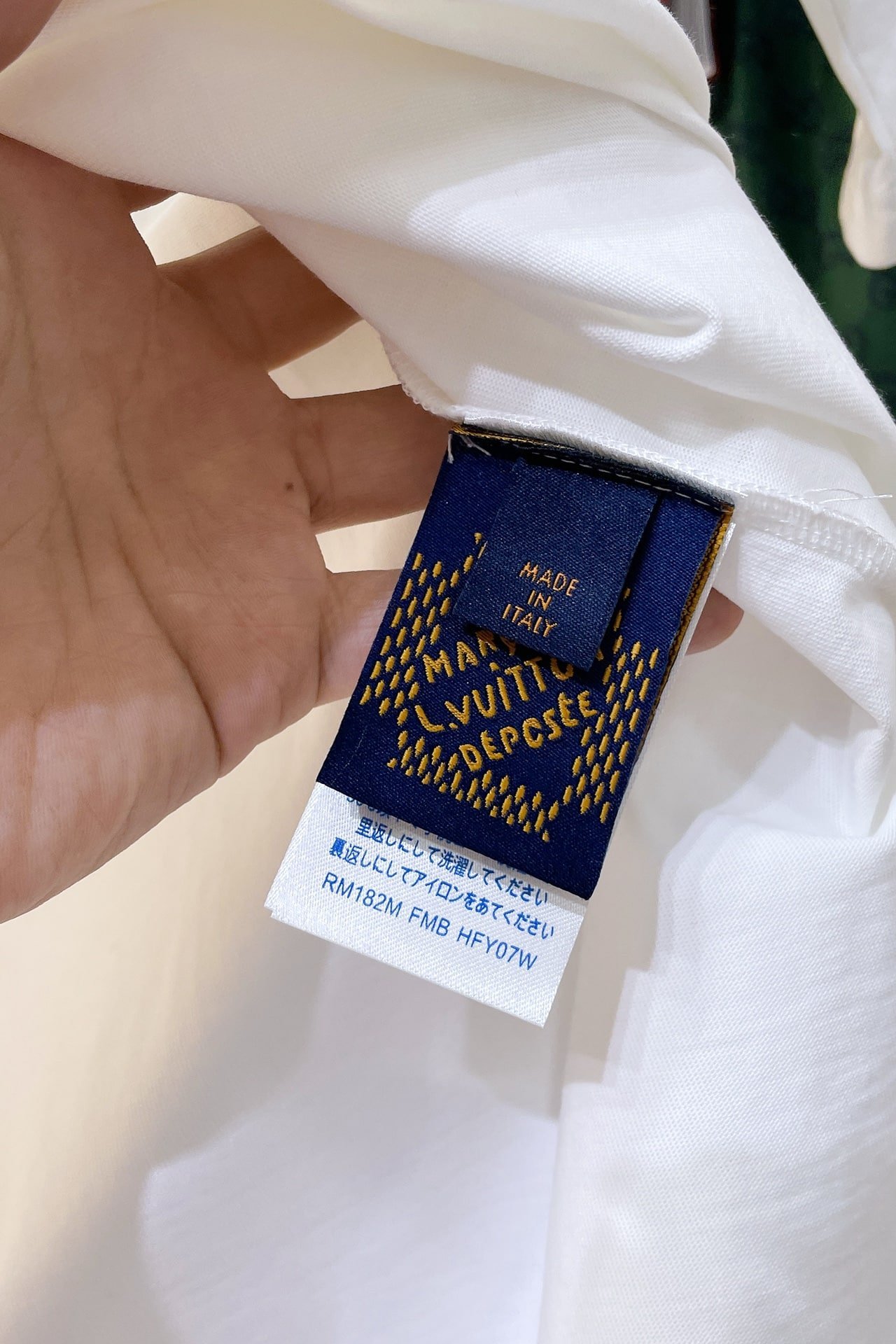 LV Embroidered Short-Sleeved T-Shirt