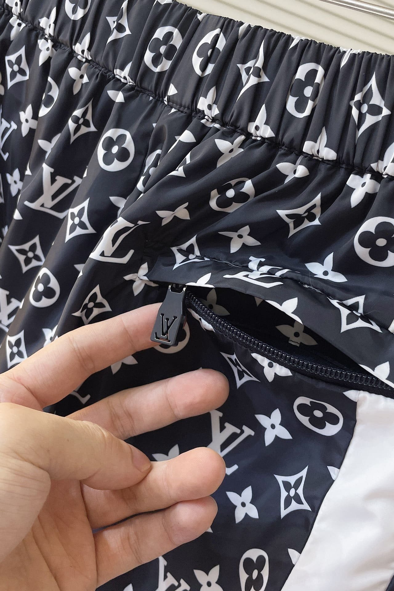LV Monogram Printed Technical Track Top+Pants