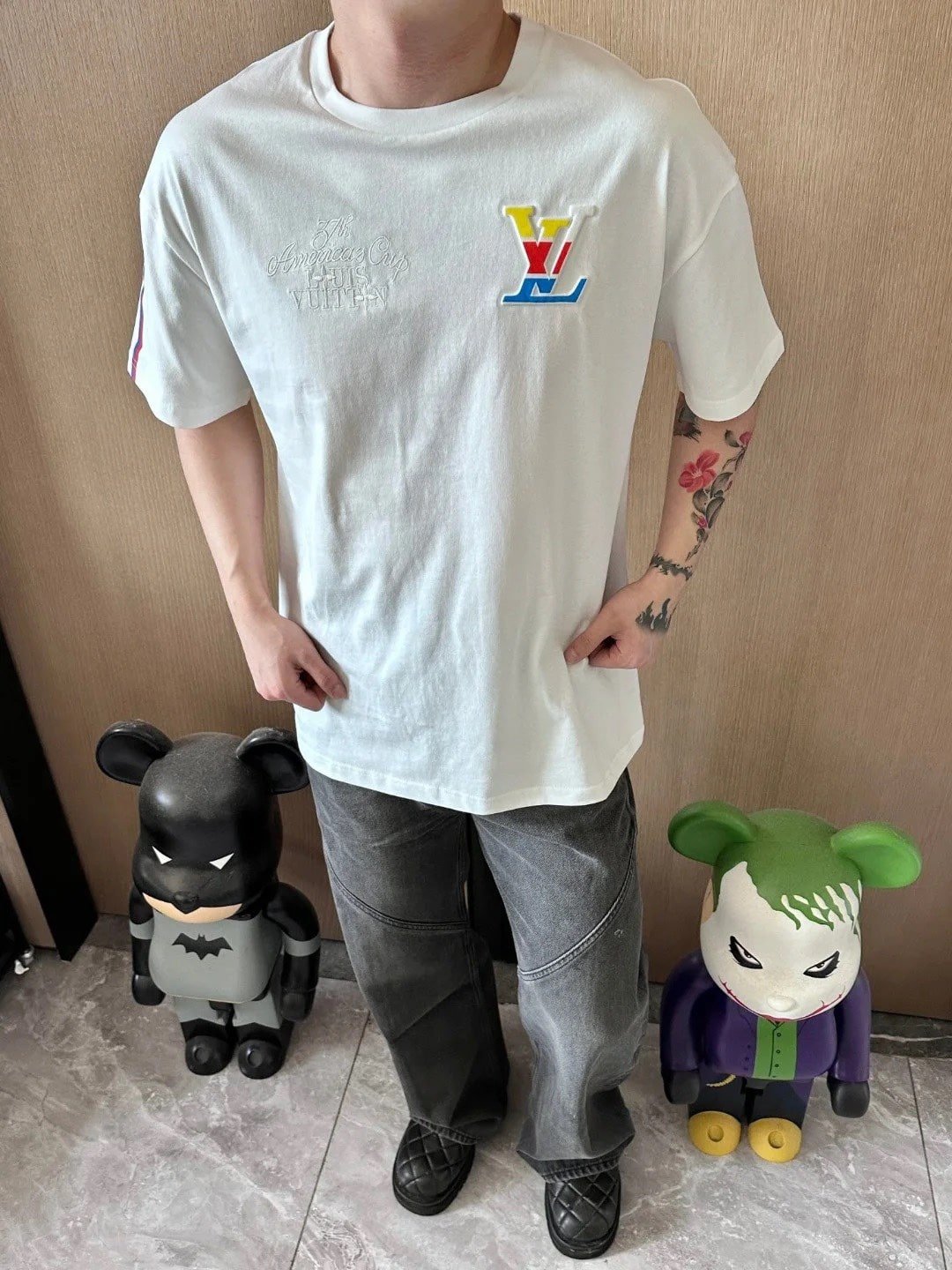 LV Graphic Cotton T-Shirt