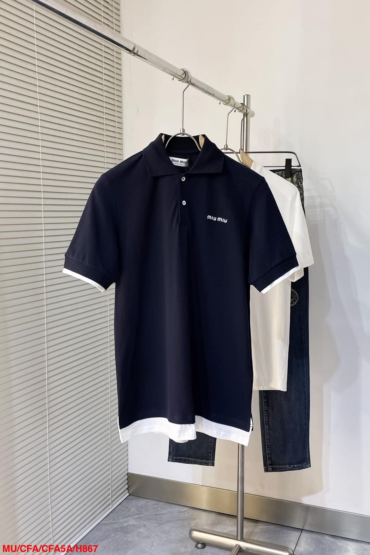 Cotton polo shirt