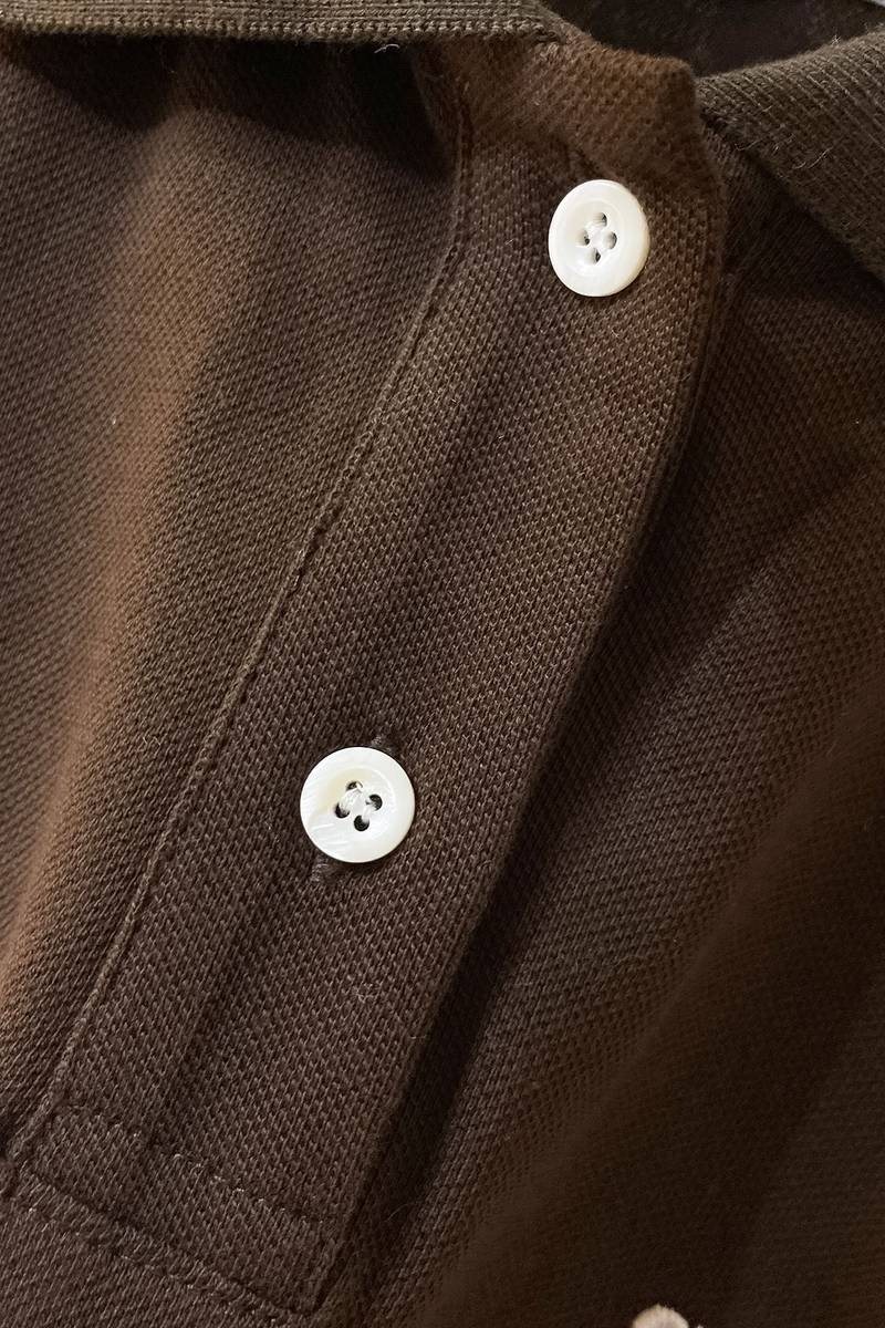 Piqué and jersey polo shirt
