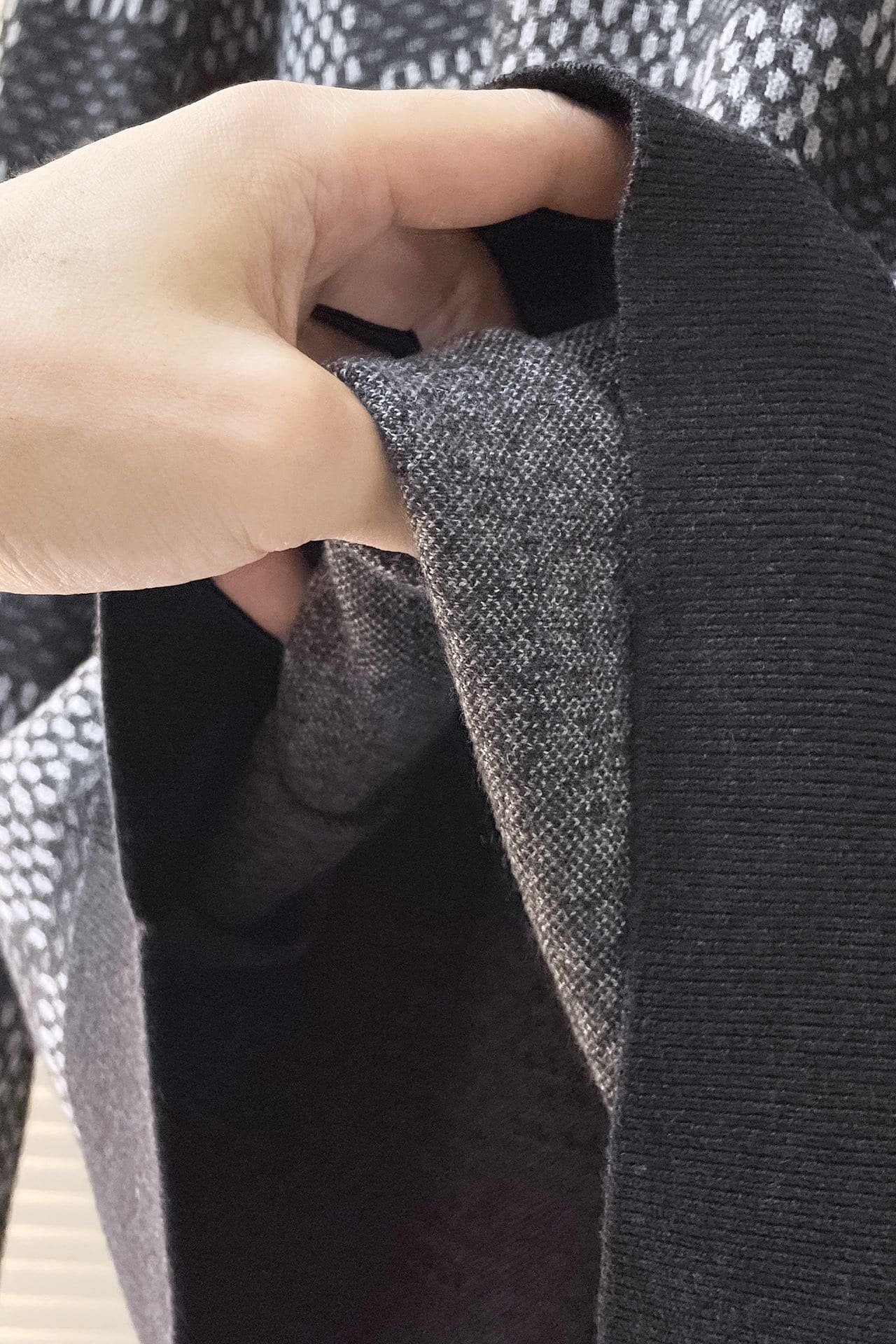 Damier Wool Crewneck