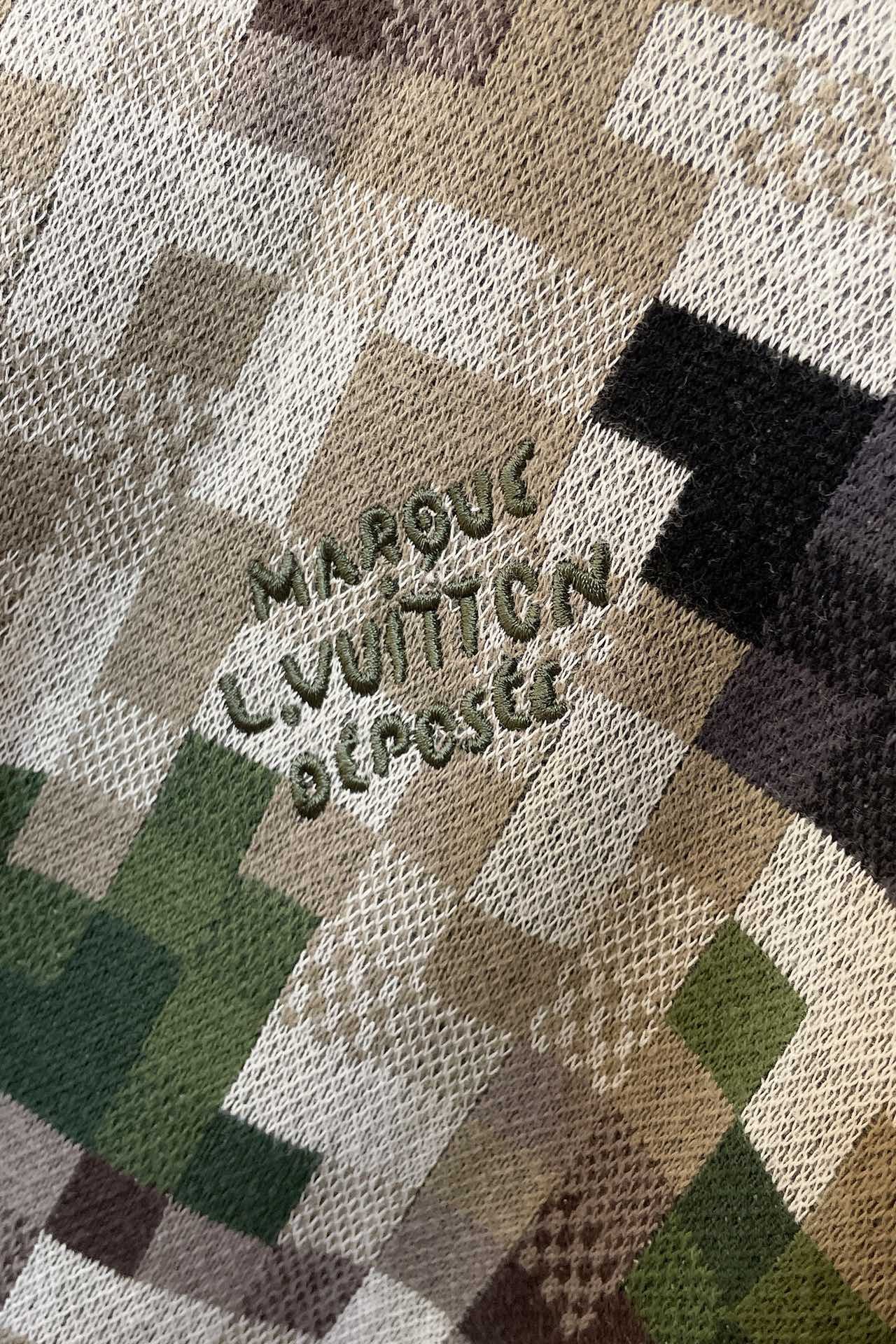 Damier Cotton Jacquard Pullover