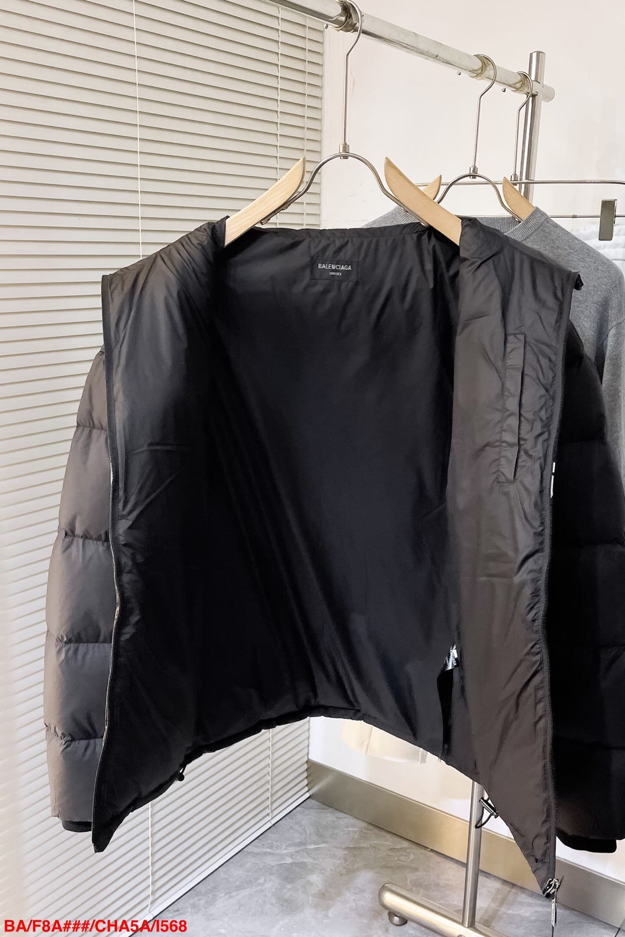 Down-filled garment