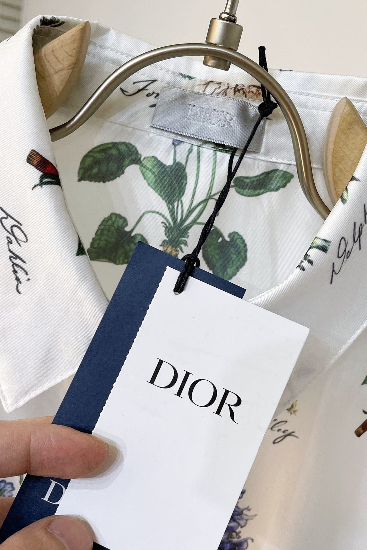 Dior Herbarium Illustration Short-Sleeved Shirt