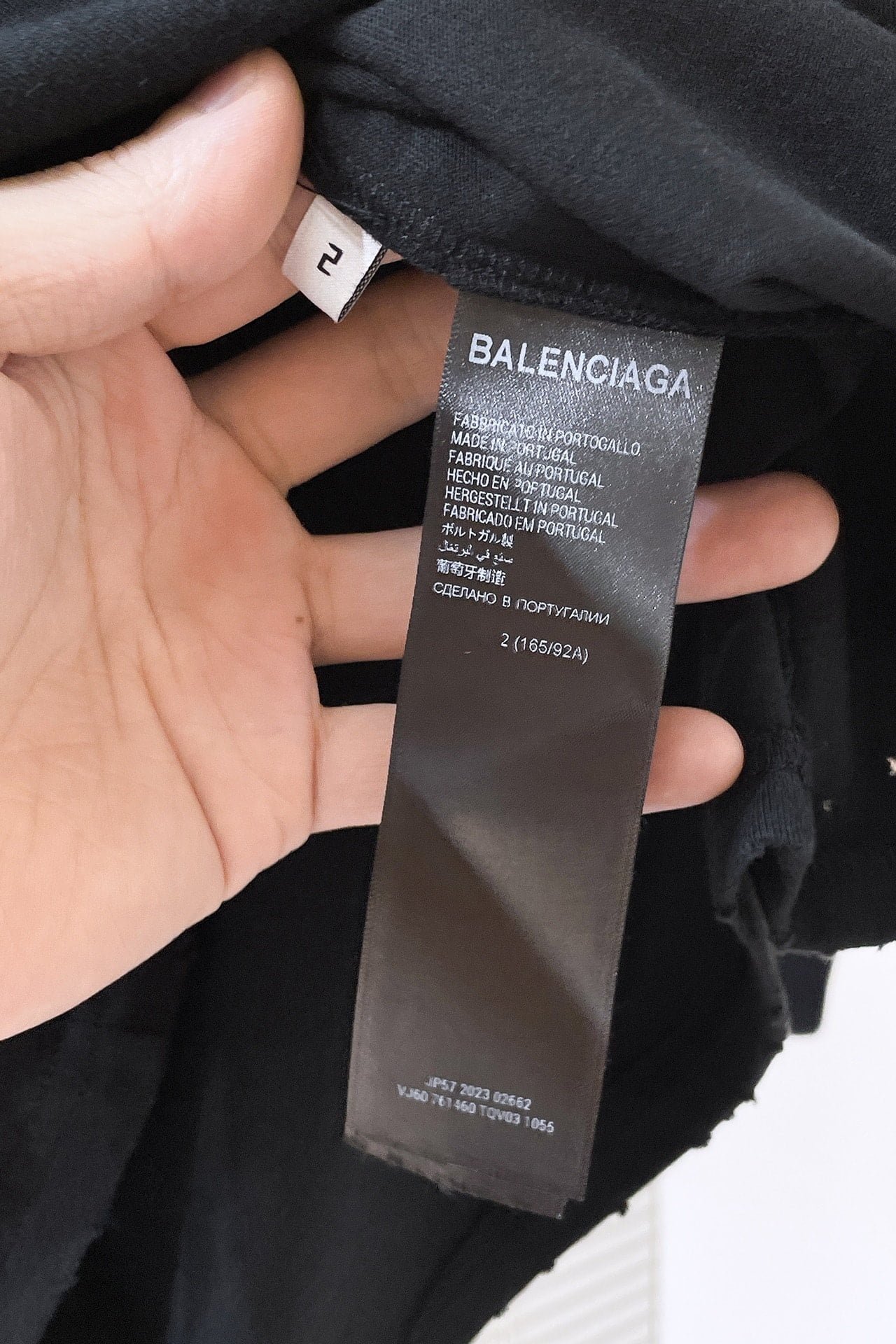 Balenciaga Pierced T-Shirt Oversized