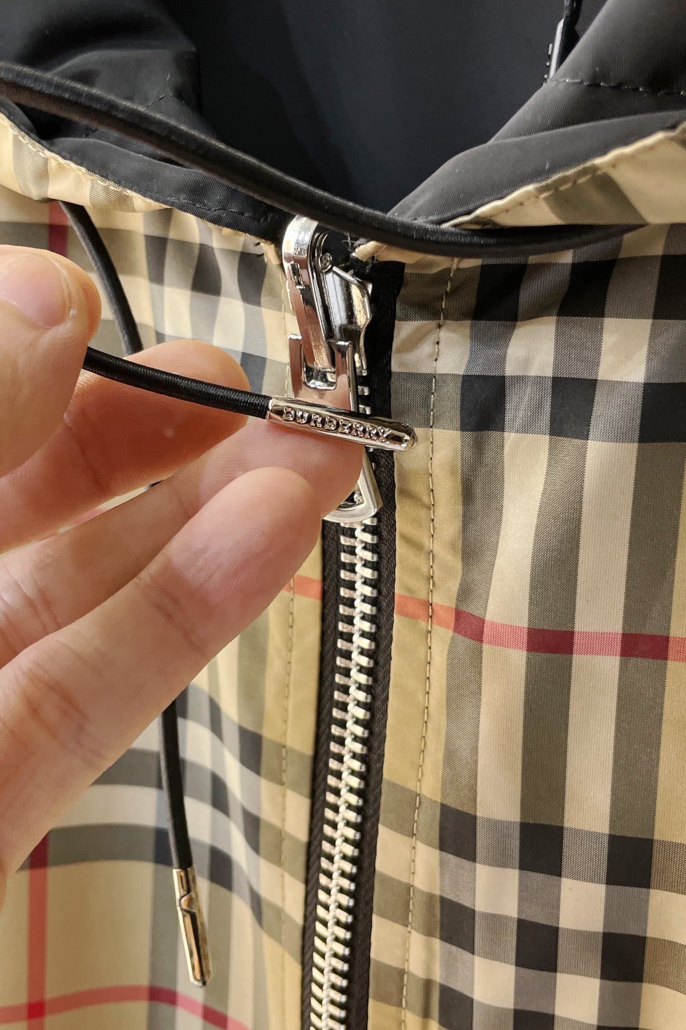 Burberry Reversible Check Jacket