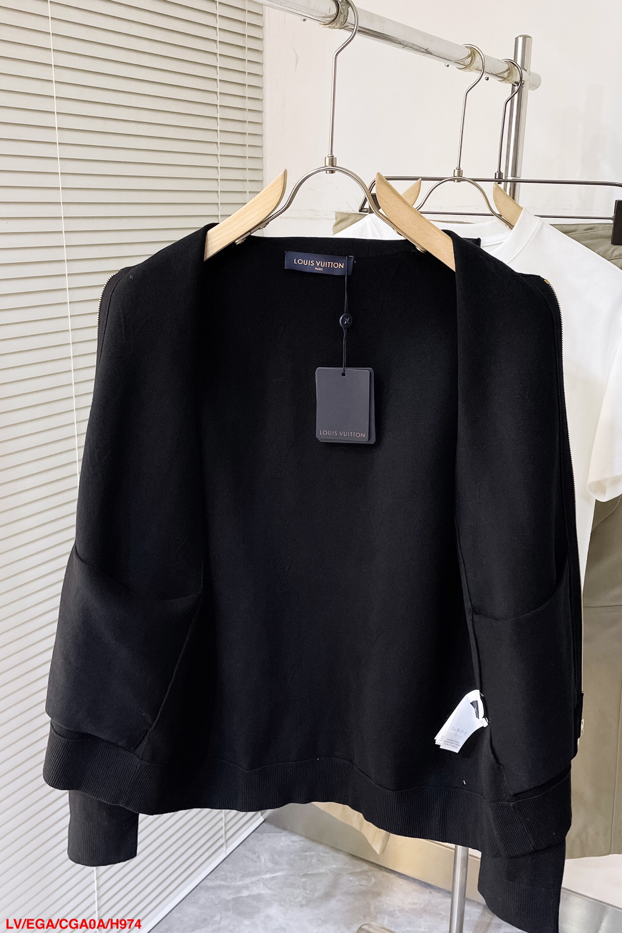 LV Blason Embossed Wool Blouson