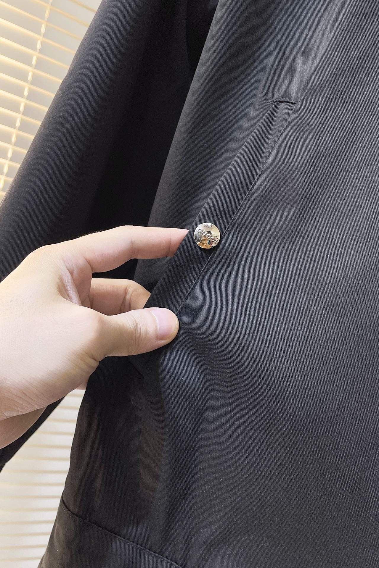 Reversible GG jacket