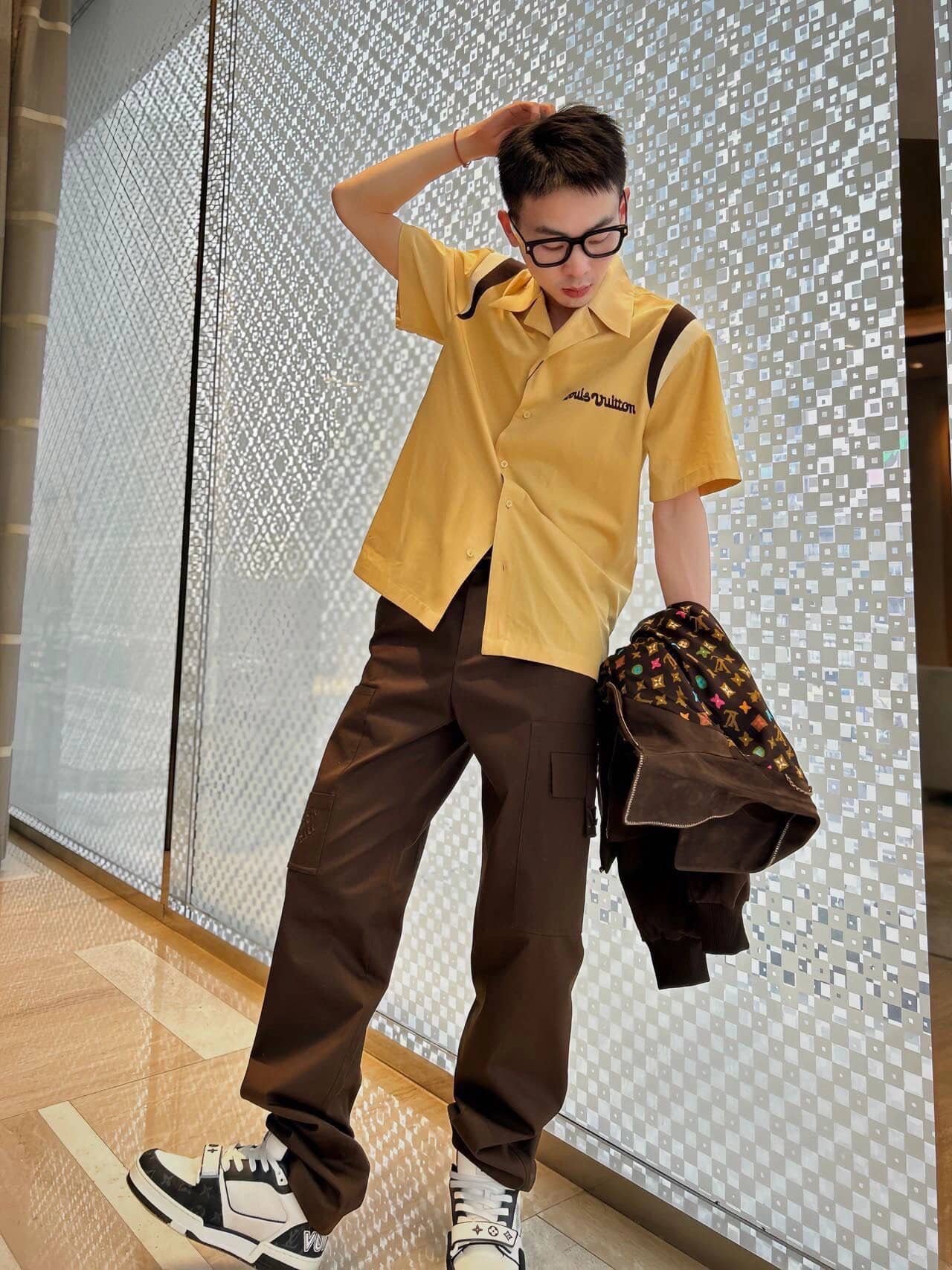 LV Signature Cotton Cargo Pants