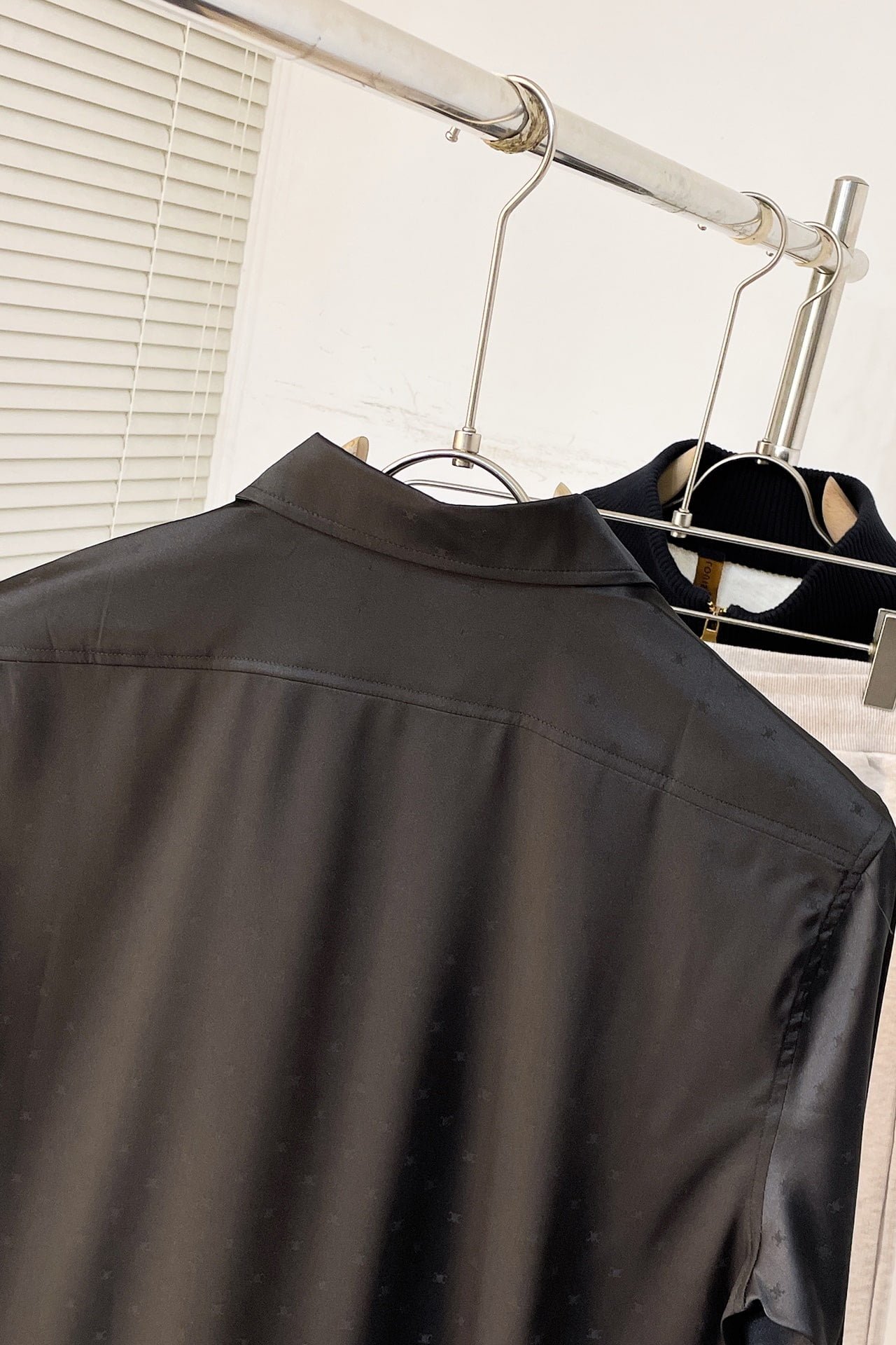 Celine loose carnaby shirt in silk jacquard