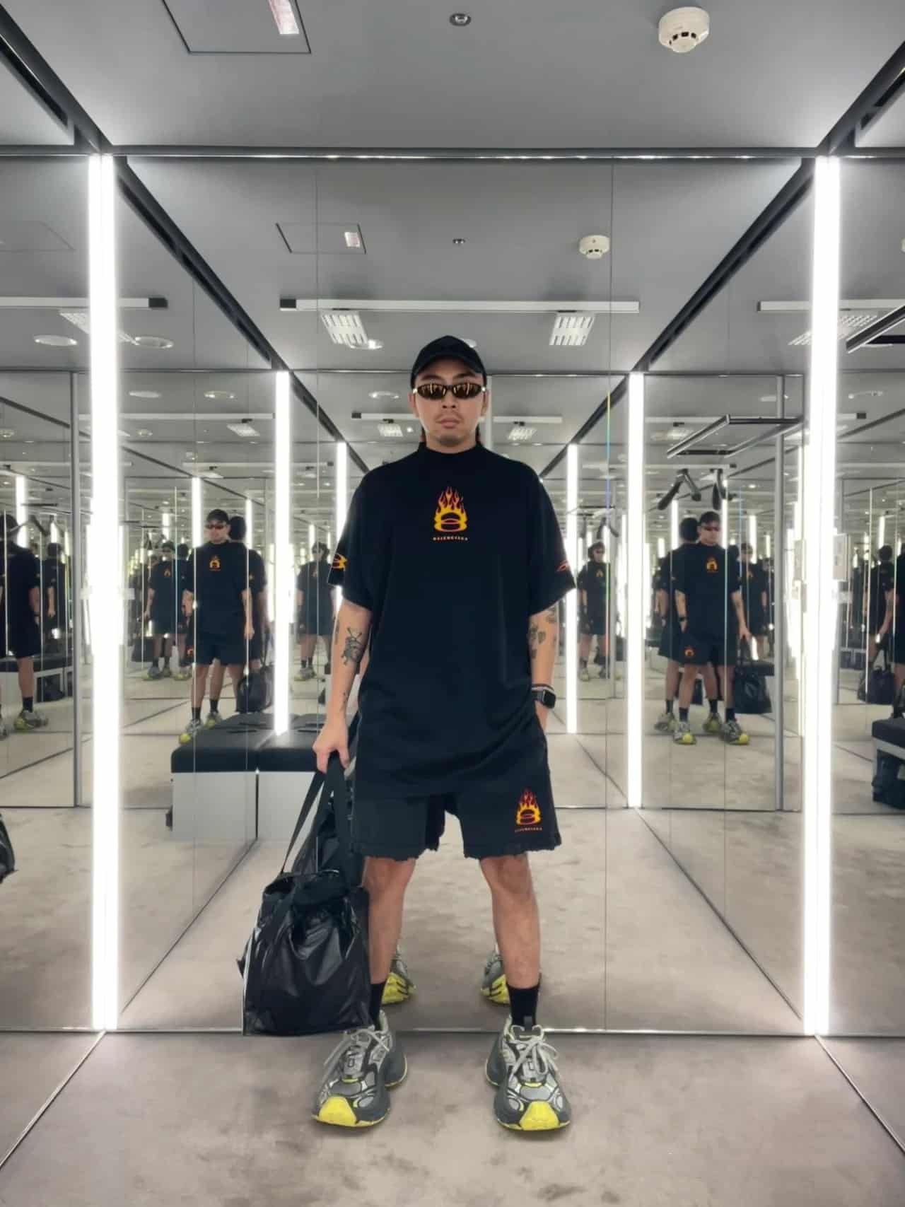 Balenciaga Burning Unity T-Shirt Oversized