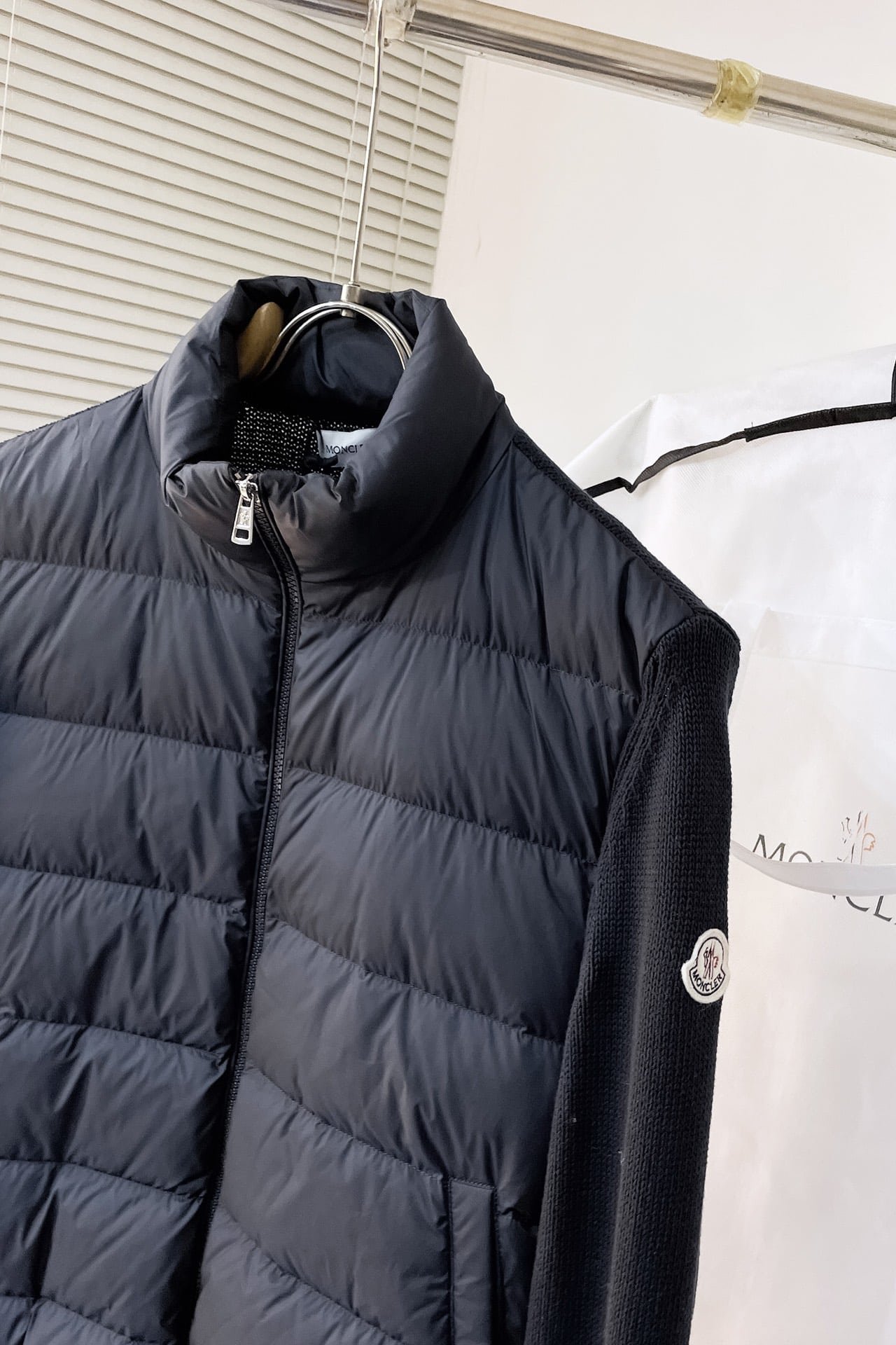 Padded Cotton Cardigan