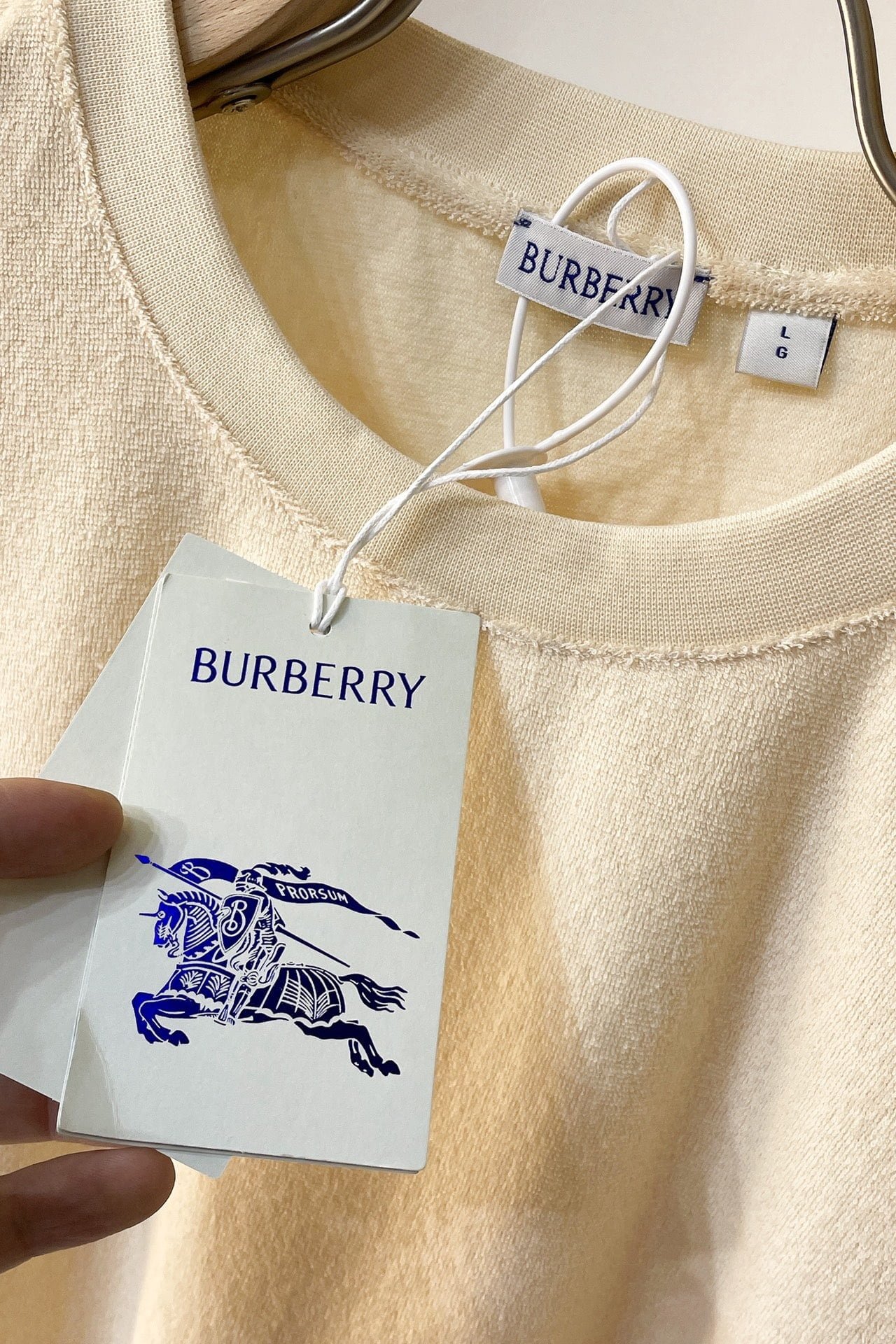 Burberry Cotton Towelling T-shirt+Cotton Towelling Shorts