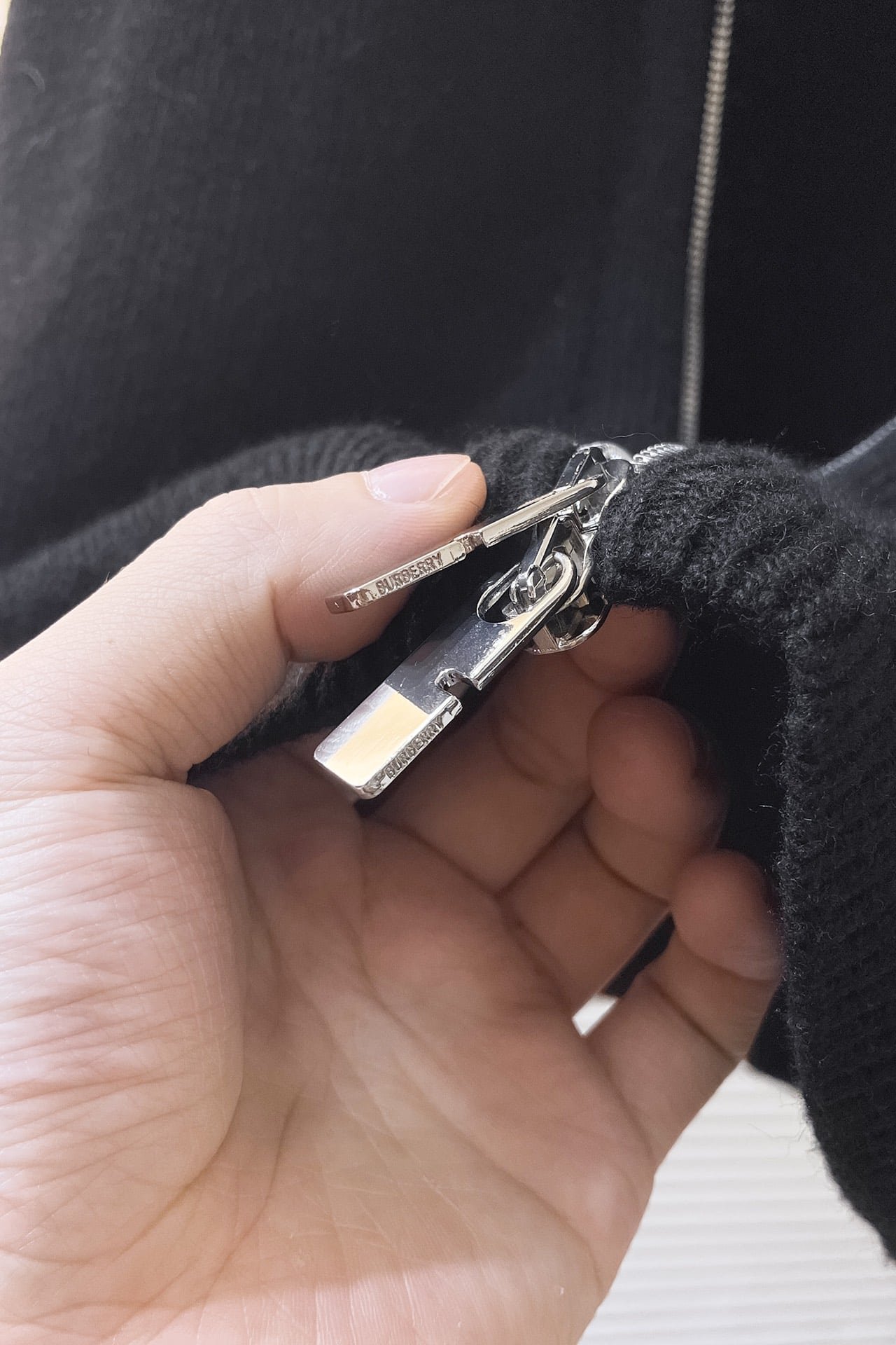 B Shield Wool Blend Bomber Jacket