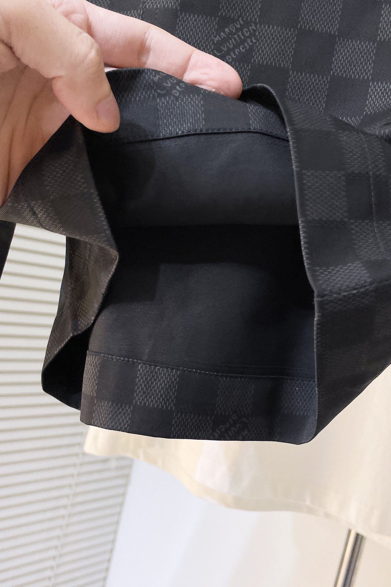 LV Damier Cotton Casual Shorts