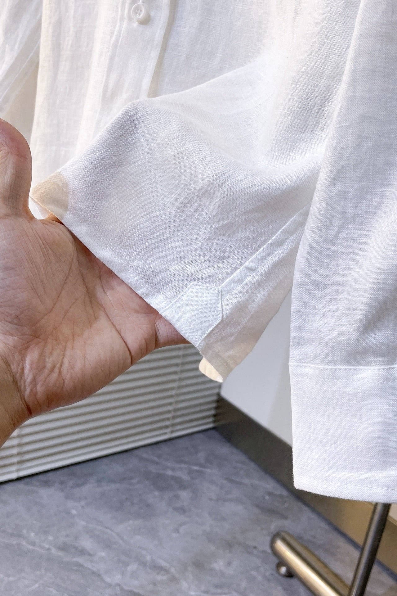 Celine loose shirt in linen