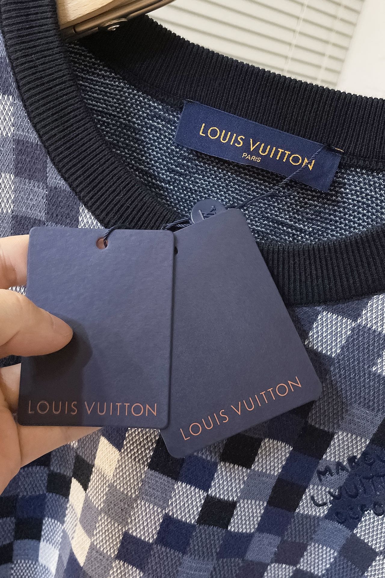 LV Vers Damoflage Jacquard Pullover