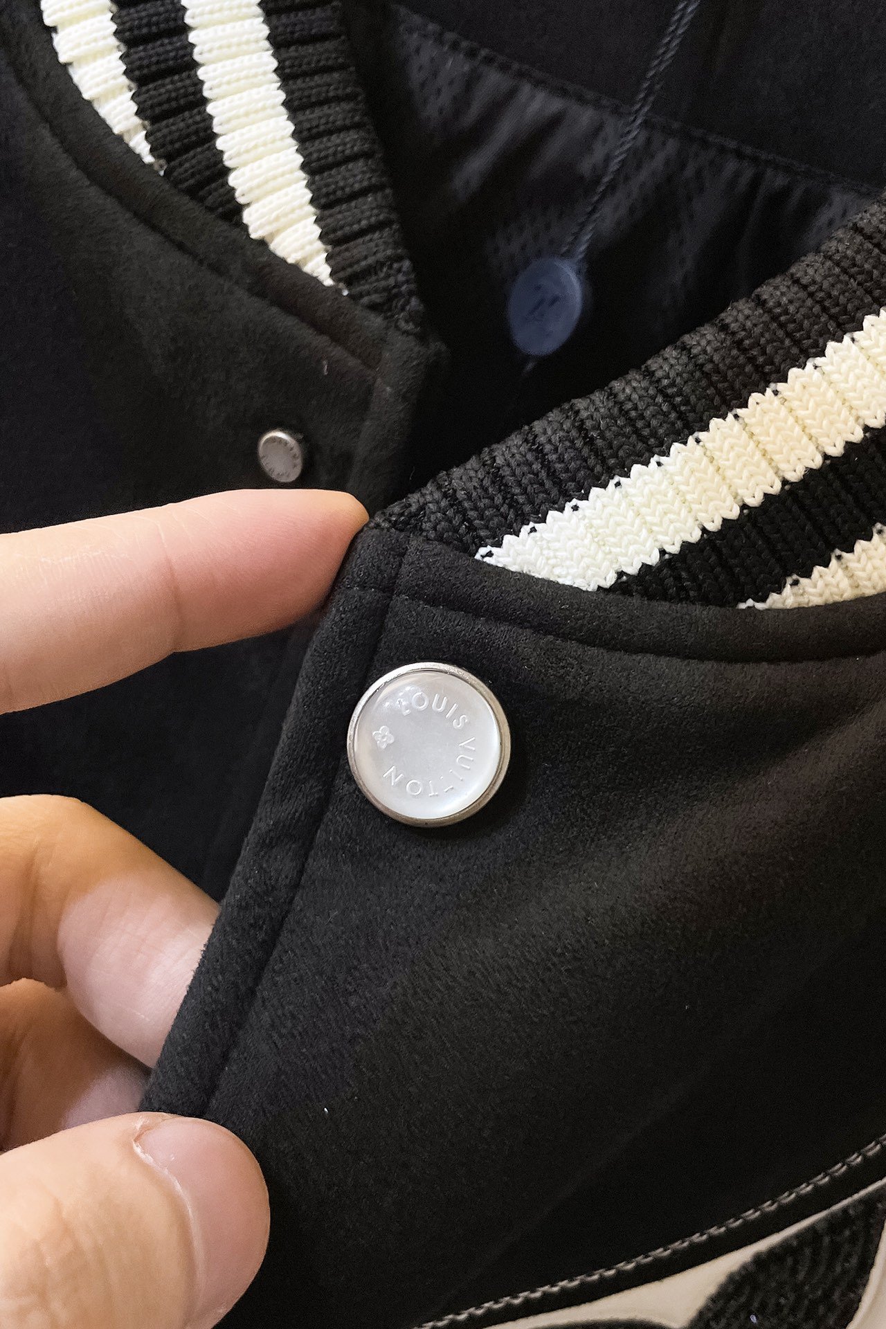 Embellished Lambskin Bomber Blouson