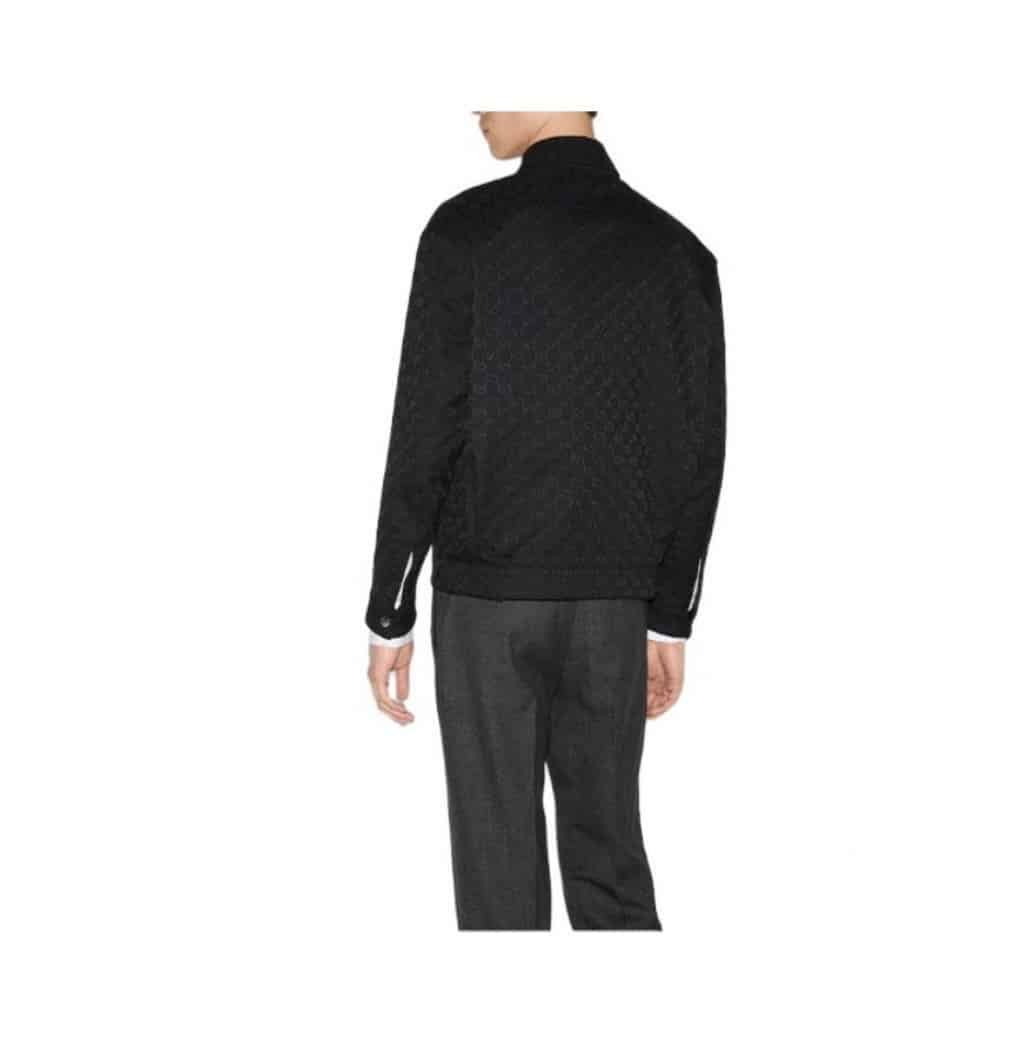 Reversible GG jacket
