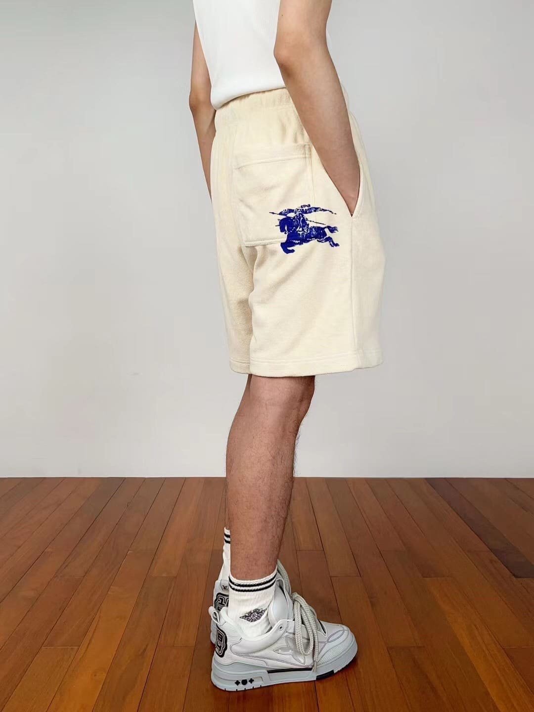 Burberry Cotton Towelling T-shirt+Cotton Towelling Shorts