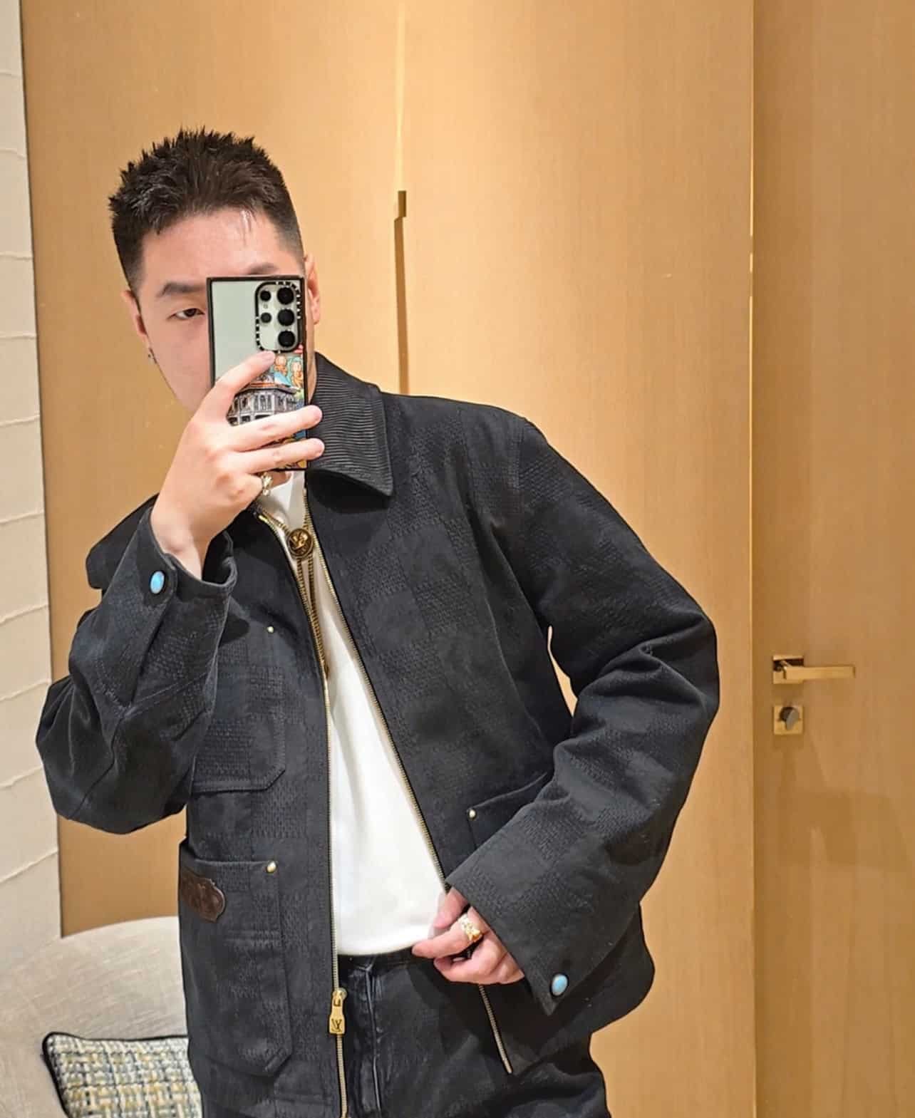 Damier Workwear Cotton Blouson
