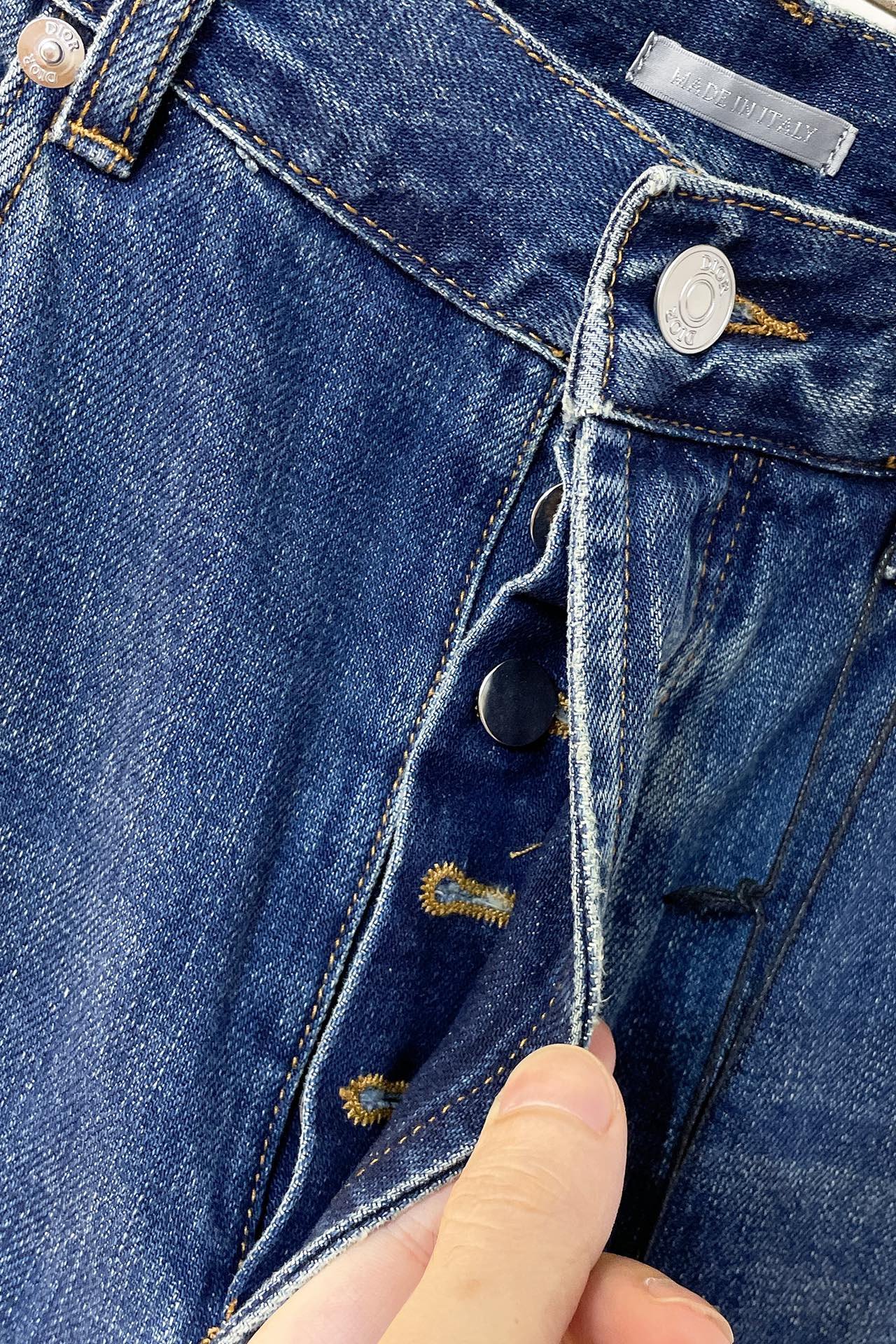 Handwritten Christian Dior Carpenter Jeans