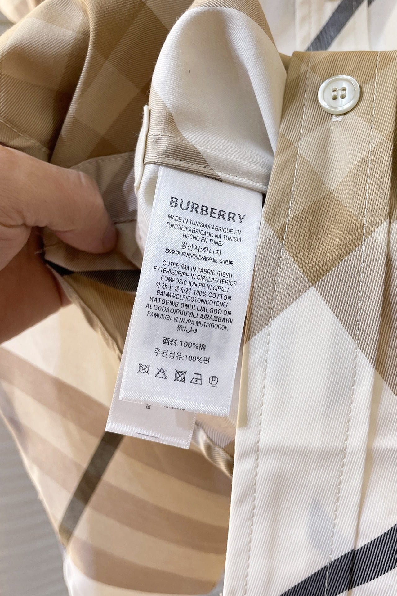 Burberry Embroidered Shirt