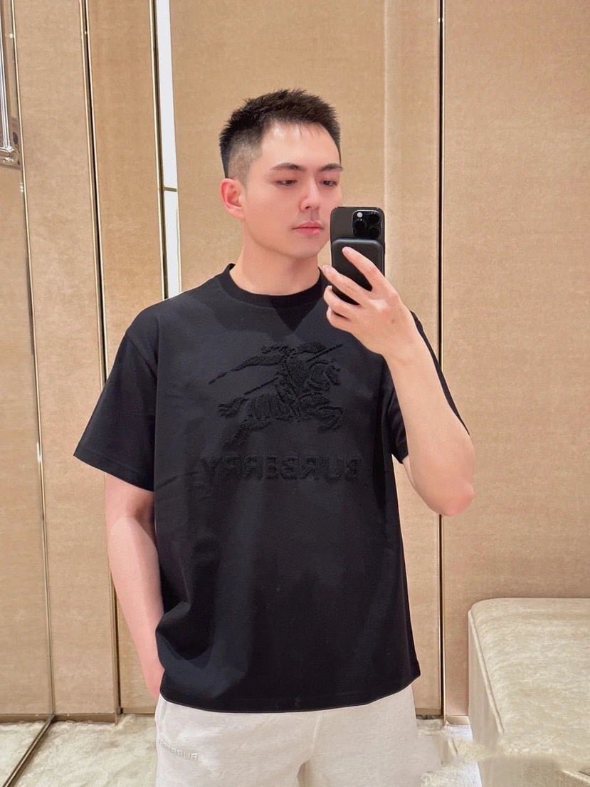 Burberry Cotton Towelling T-shirt