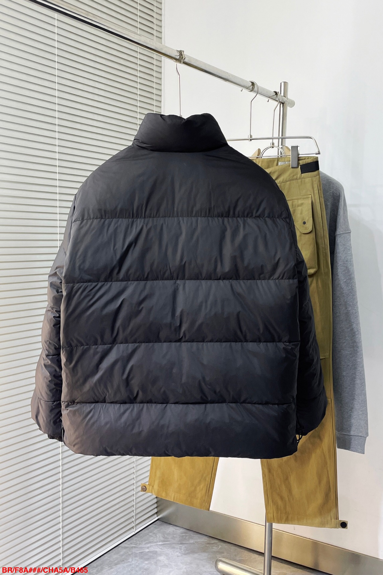 Reversible Check Puffer Jacket