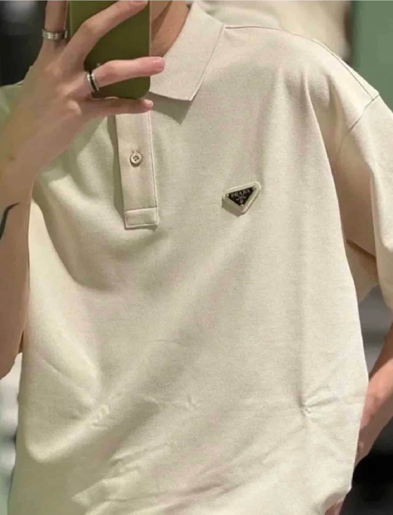 Prada Cotton polo shirt+shorts