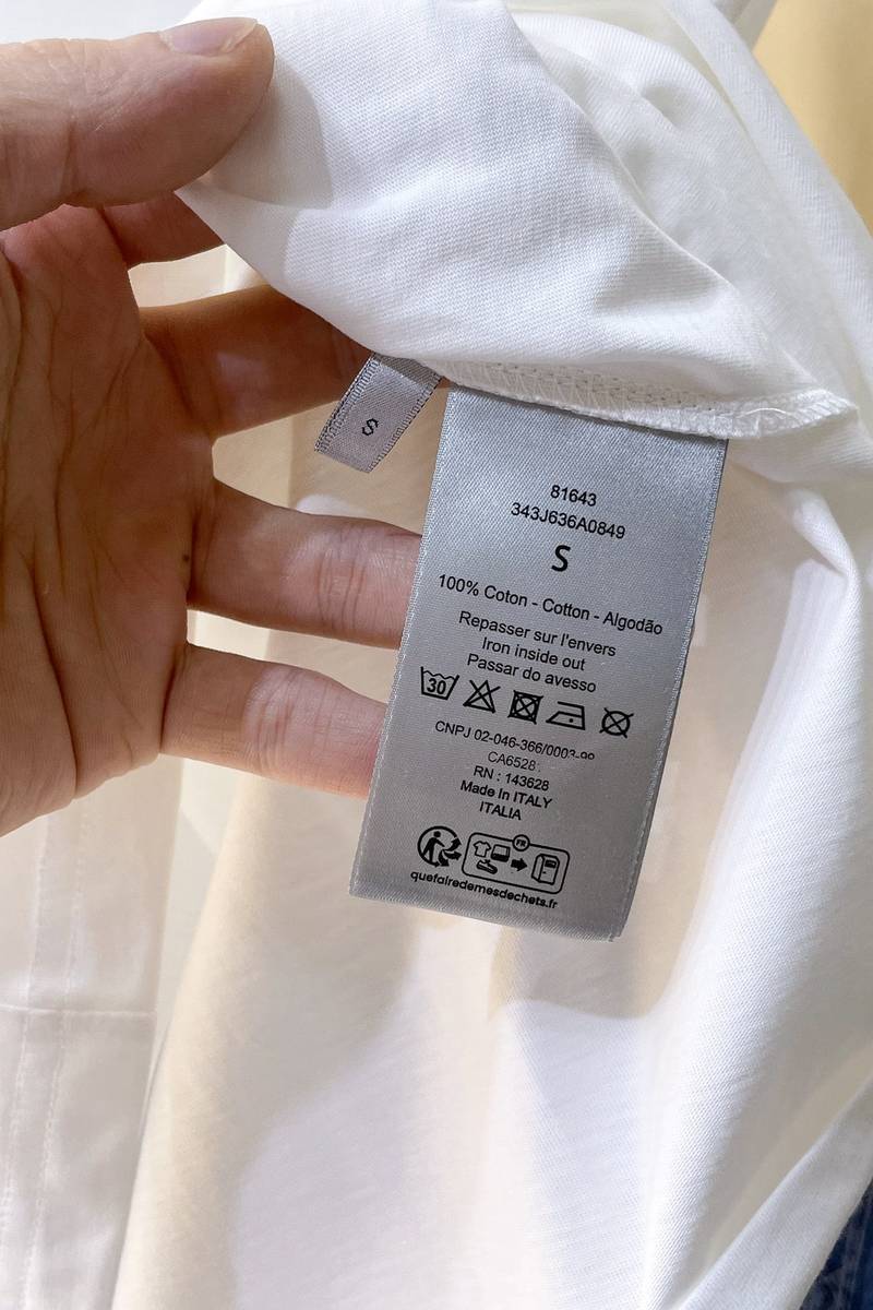 Handwritten Christian Dior T-Shirt, Relaxed Fit