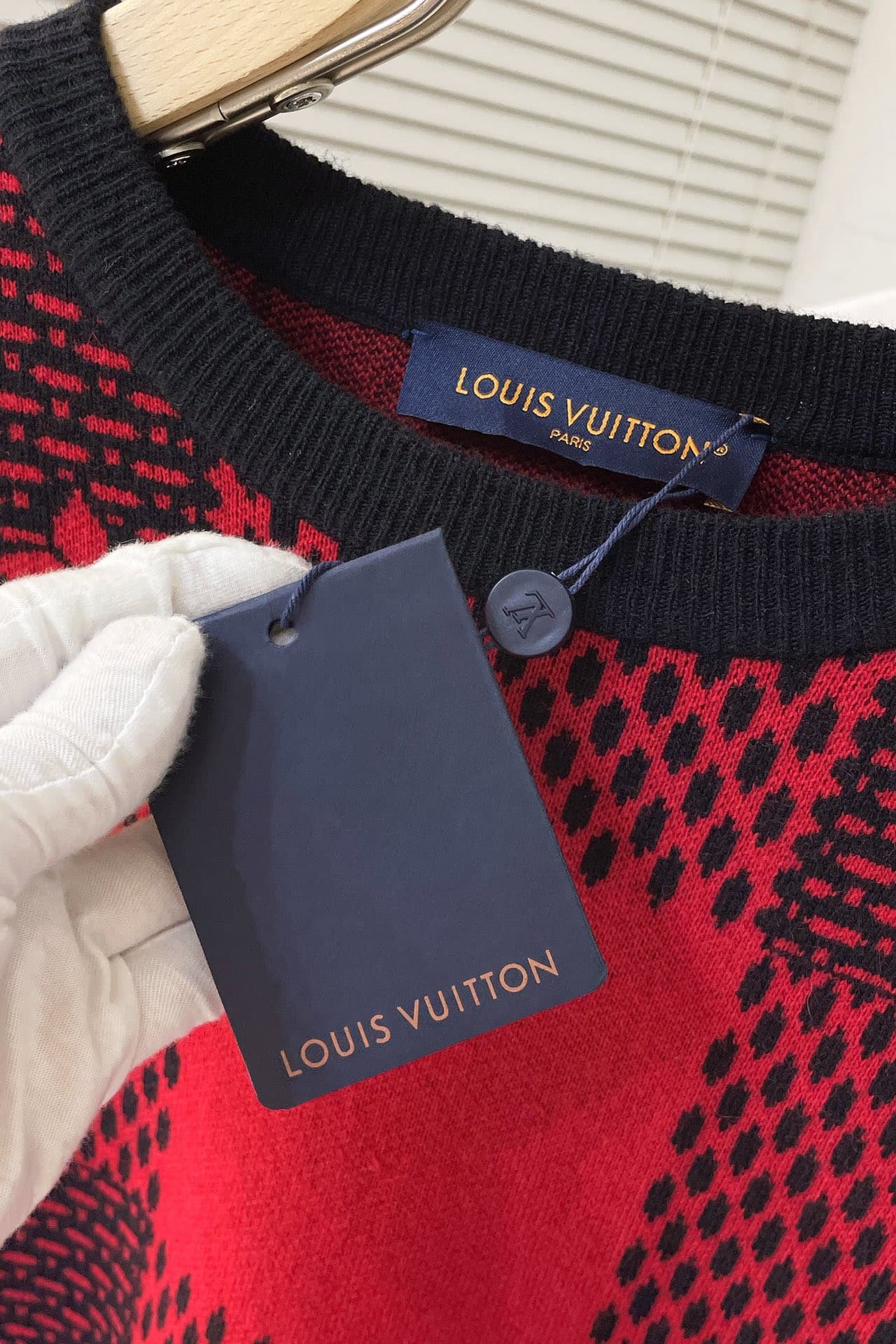 LV Damier Wool Crewneck