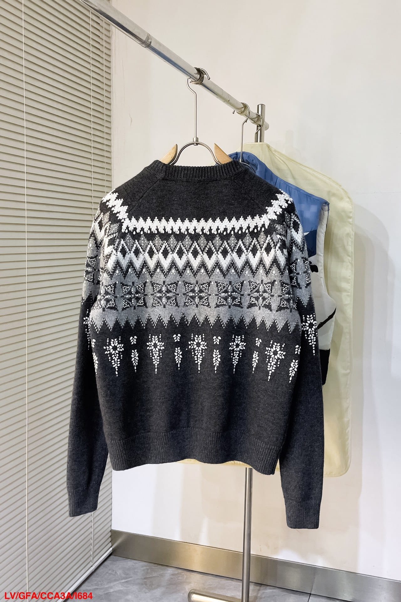 Embellished Wool-Cashmere Blend Pullover
