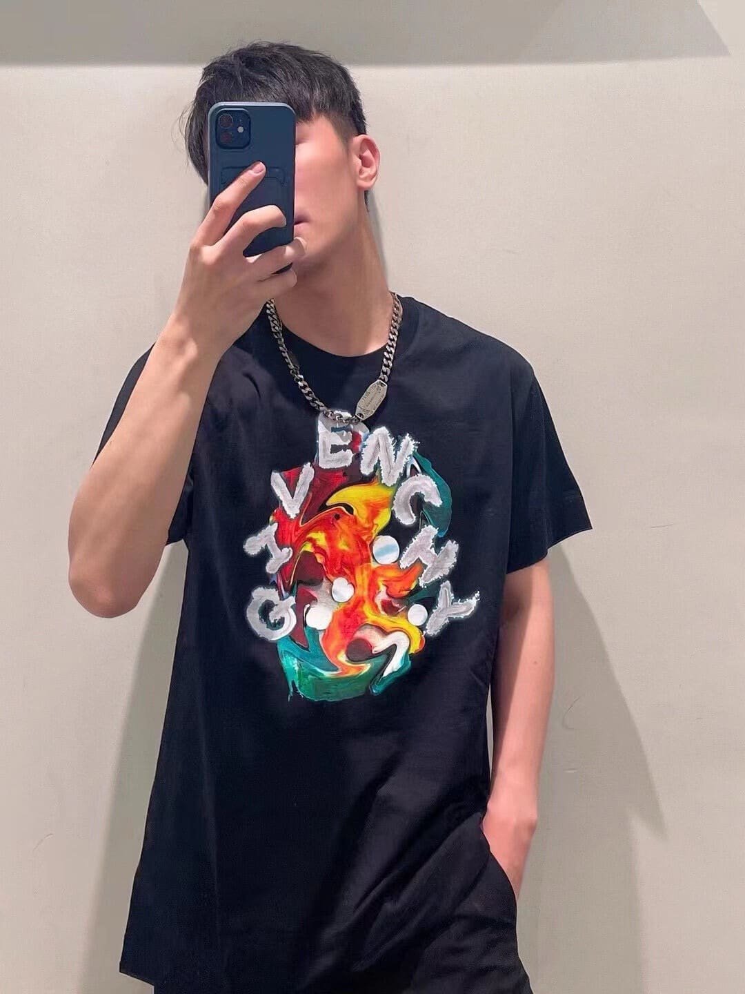 GIVENCHY Psychedelic oversized t-shirt in cotton