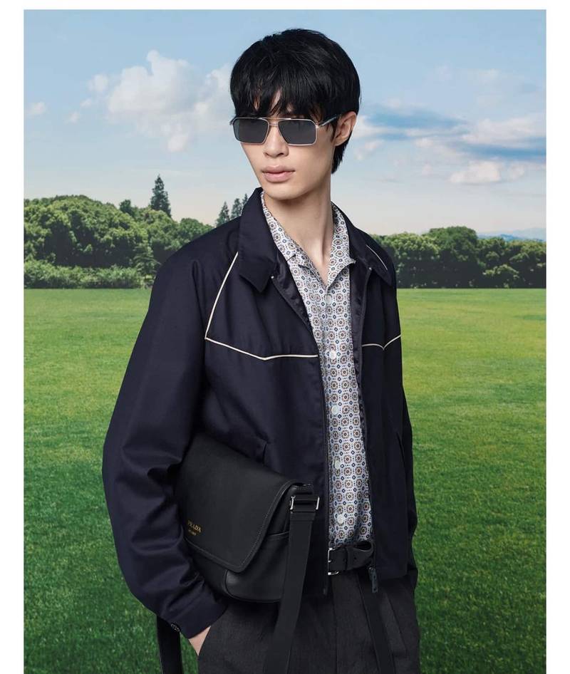 Wool and silk blouson jacket