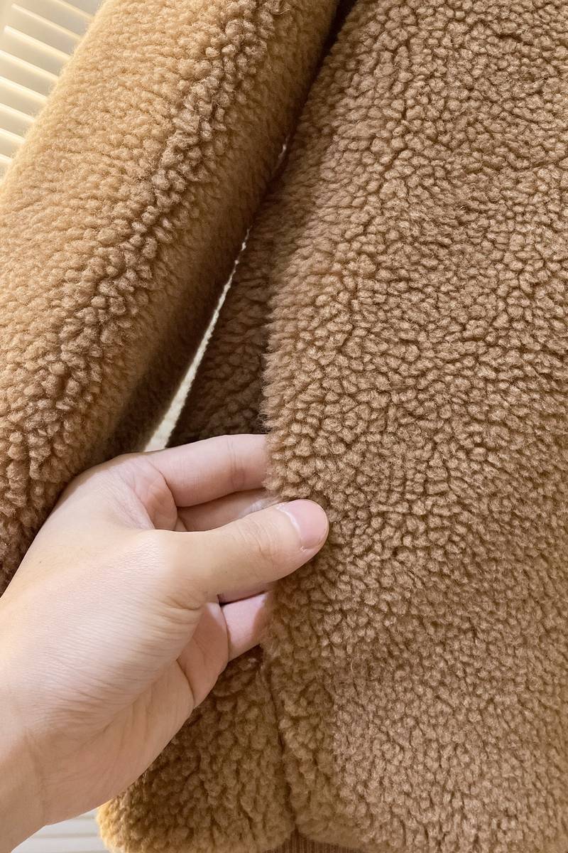 Leather Patch Fleece Blouson