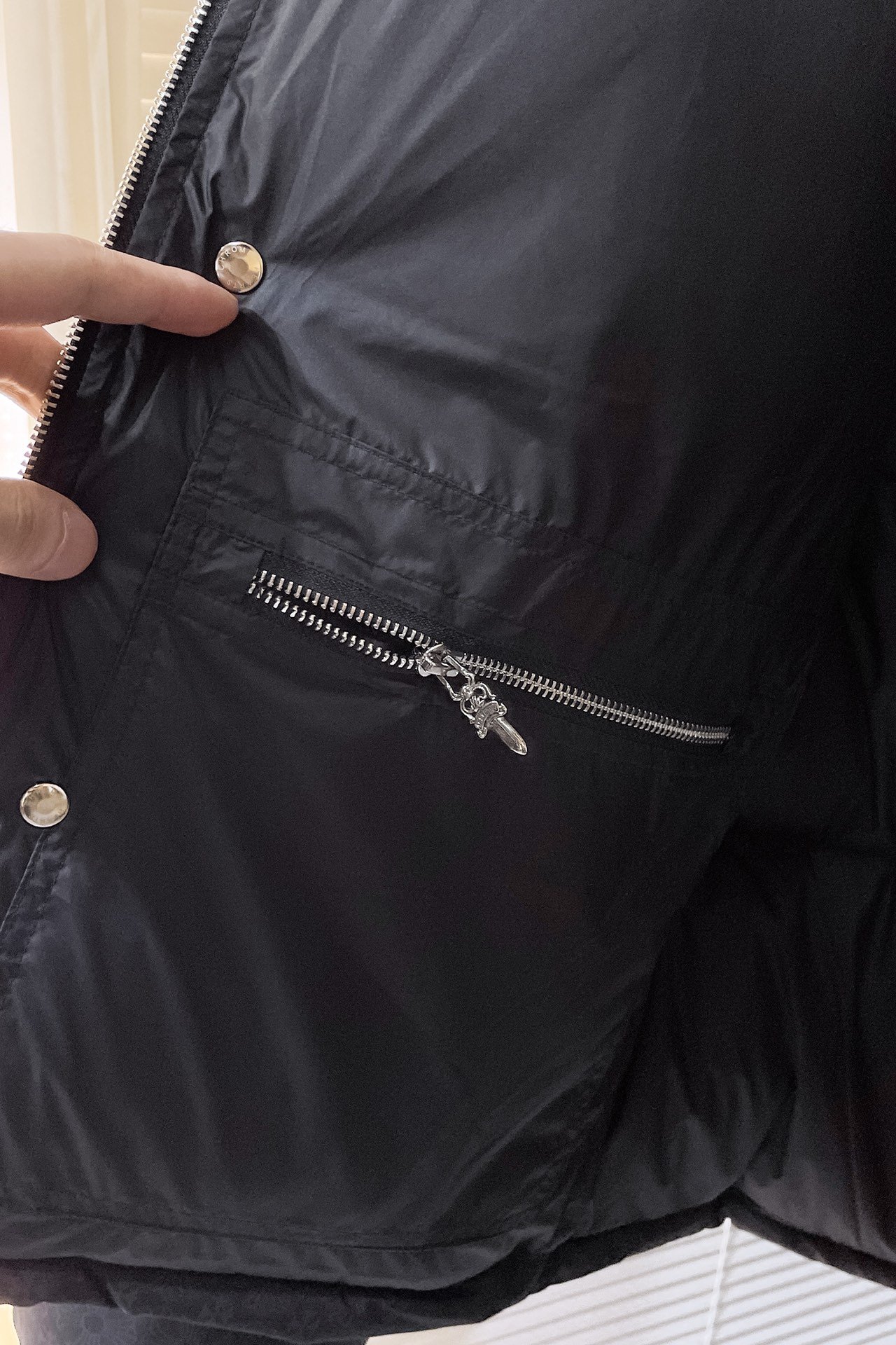 Chrome Hearts down-filled garment
