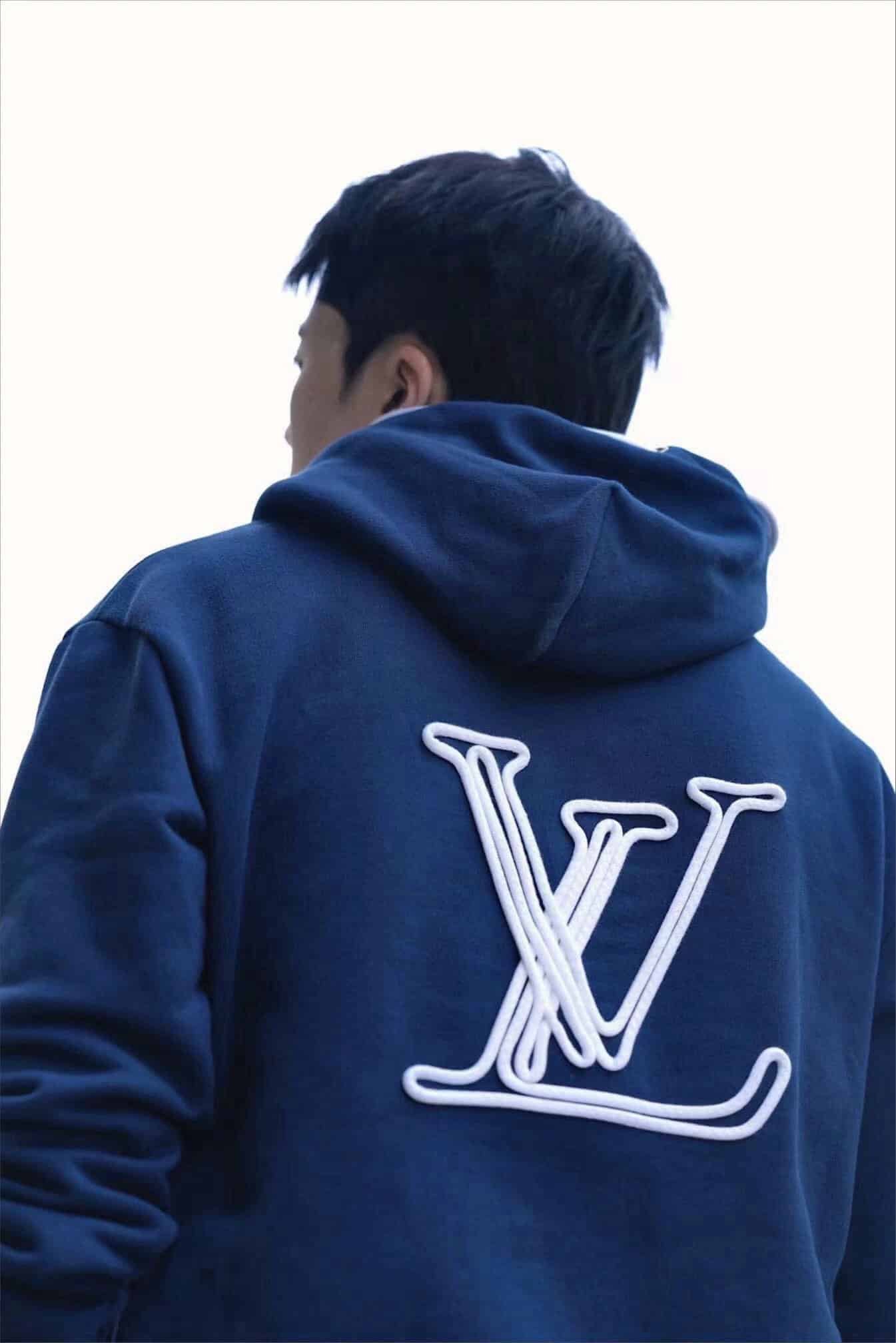LV Cotton Jersey Hoodie