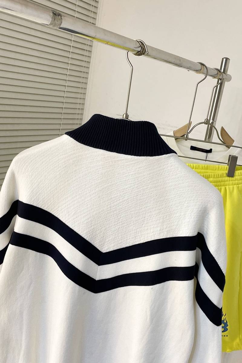 LV Knitted Cotton Sailor Blouson