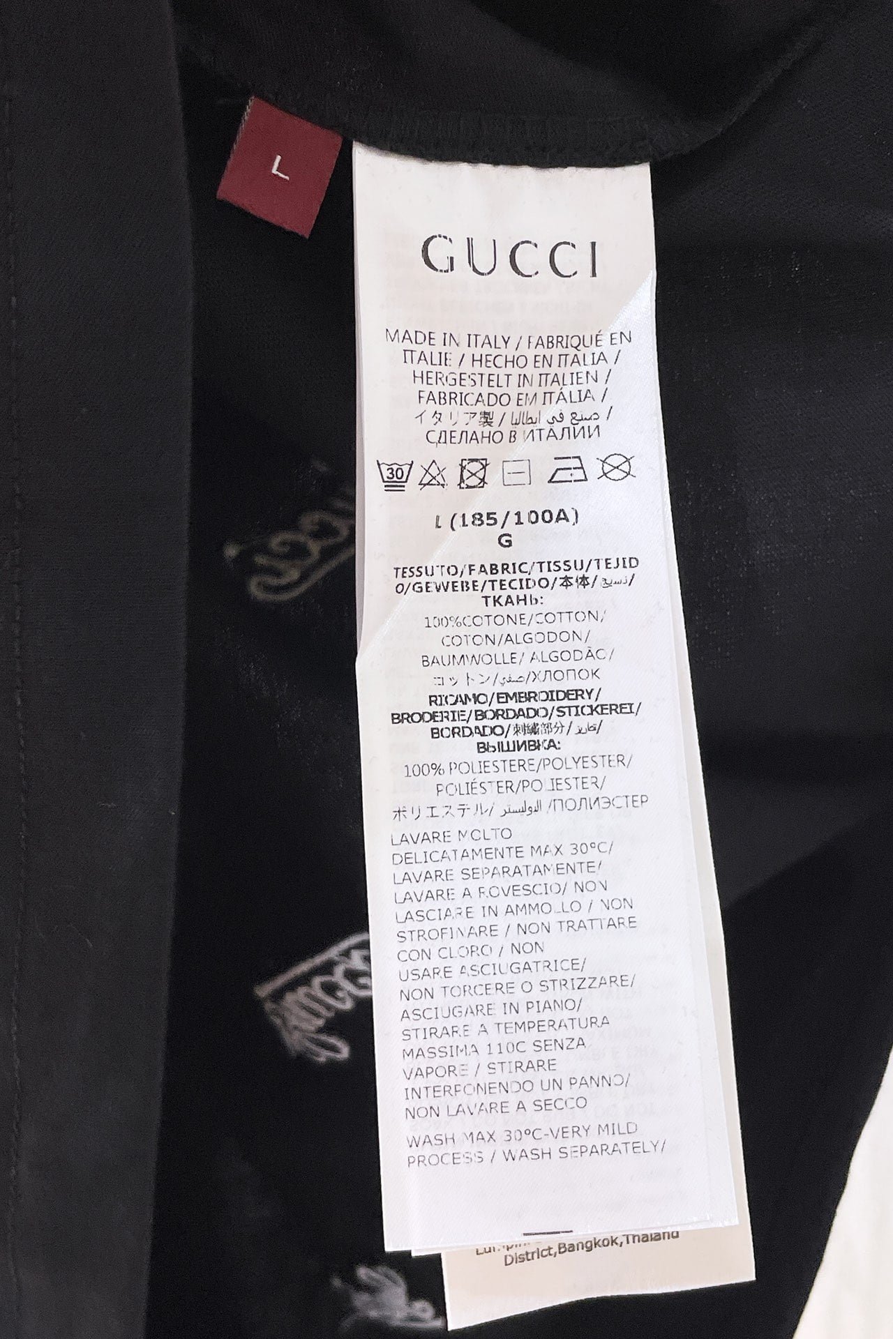 Gucci cotton jersey t-shirt with embroidery